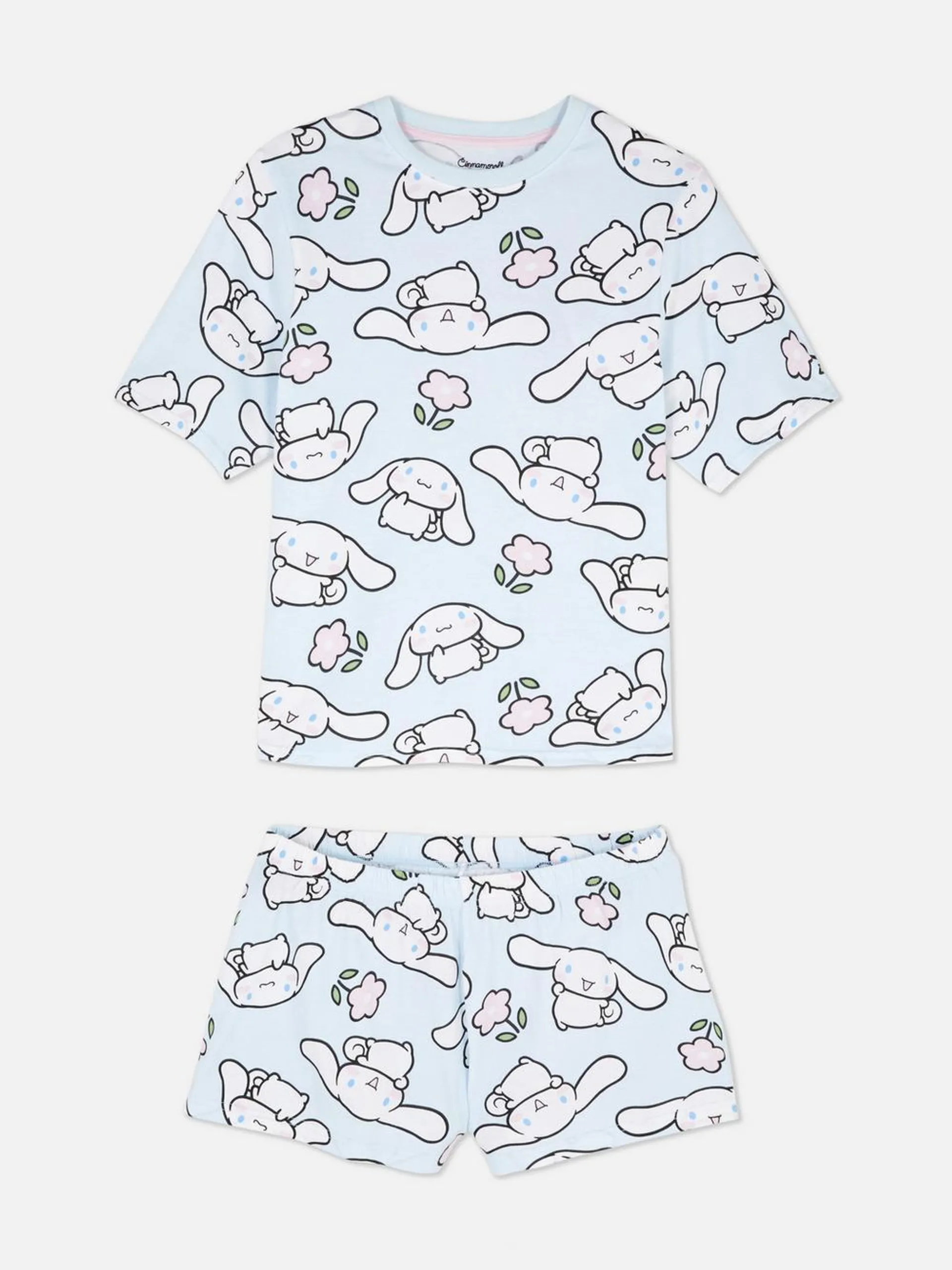 Kurzer „Hello Kitty“ Schlafanzug