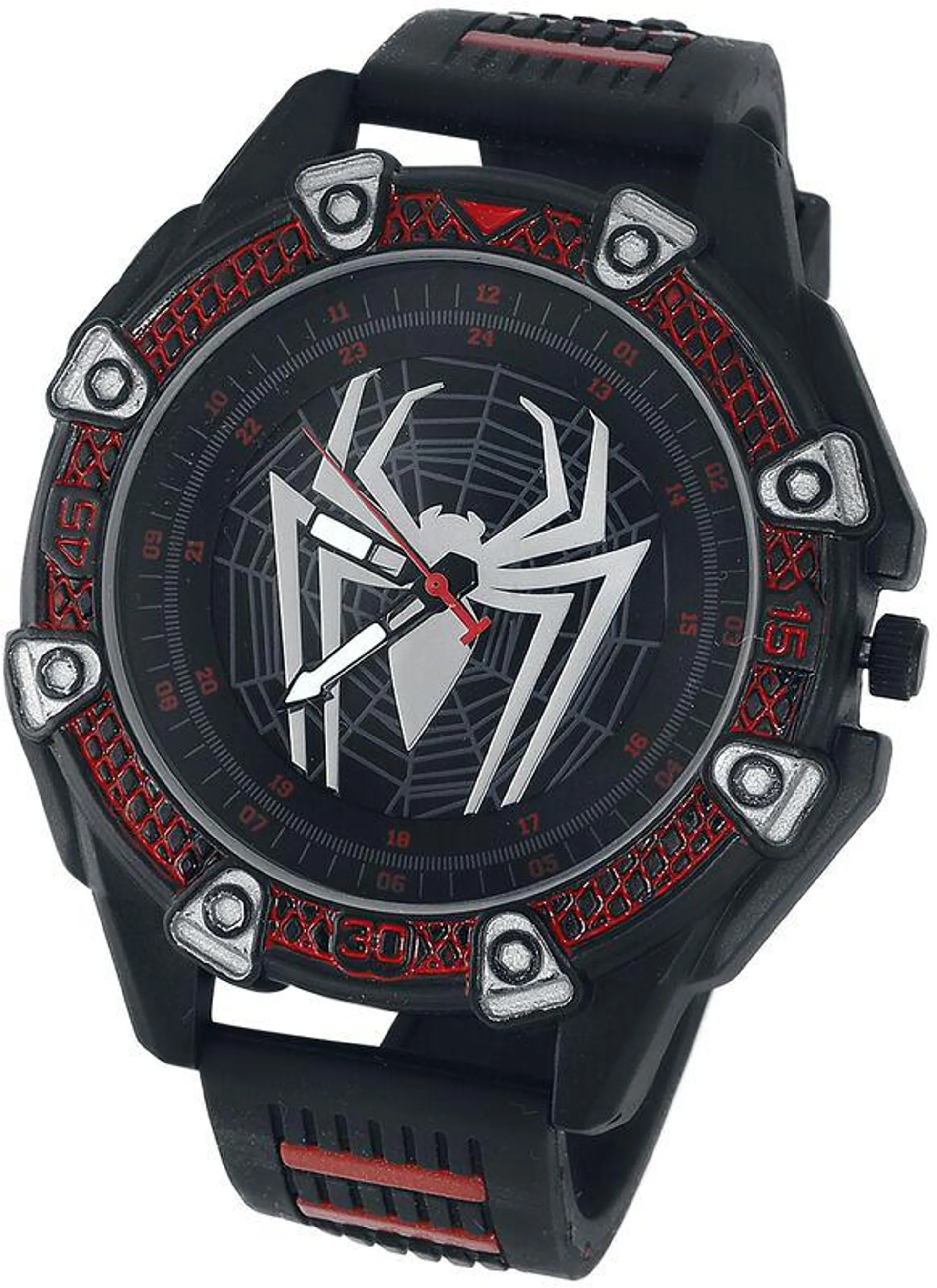 "Spider" Armbanduhren schwarz/rot von Spider-Man