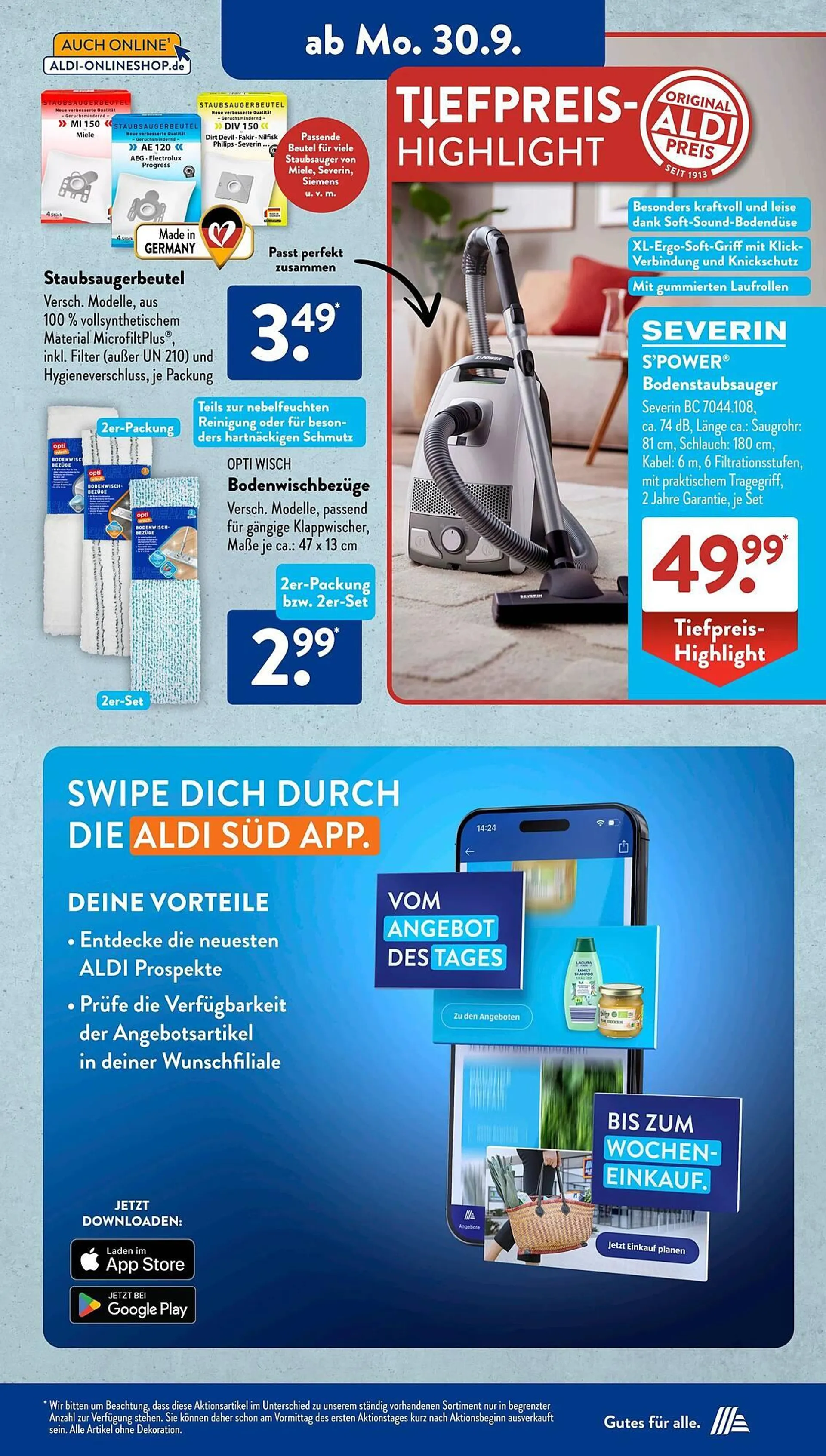 Aldi Süd Prospekt von 30. September bis 6. Oktober 2024 - Prospekt seite 3