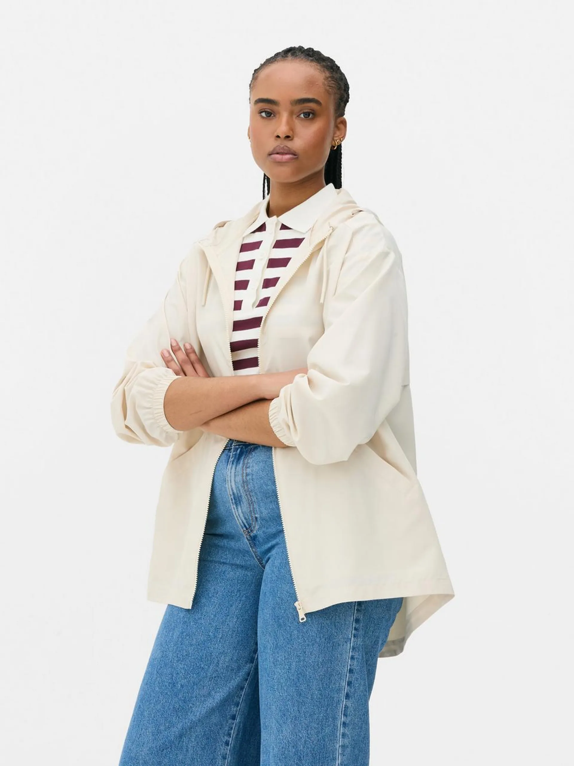 Verstaubare Regenjacke
