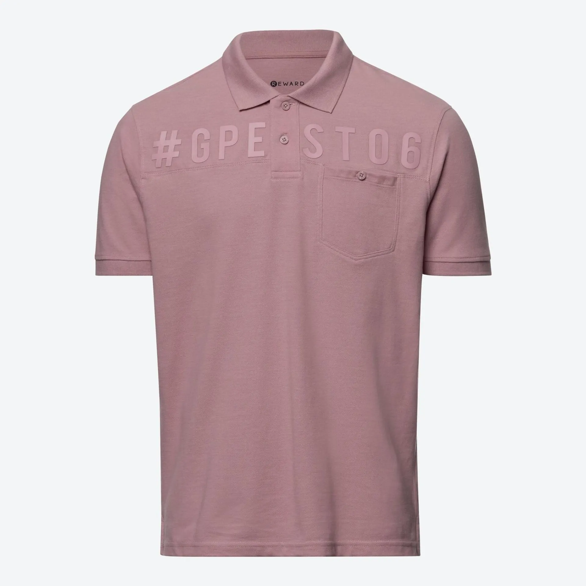 Herren-Poloshirt mit Rippkragen