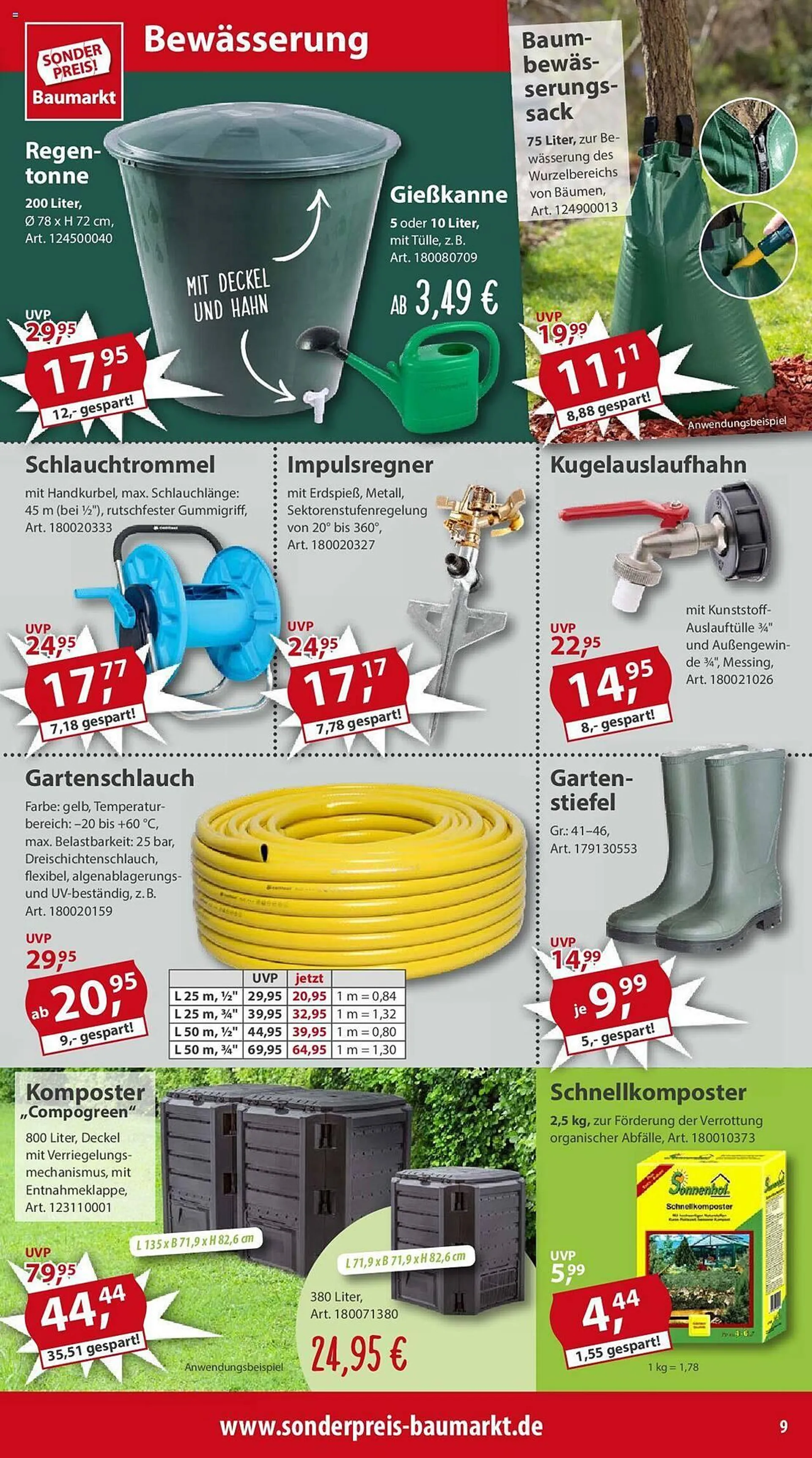 Sonderpreis Baumarkt Prospekt Woche 27 von 29. Juni bis 2. Juli 2024 - Prospekt seite 9