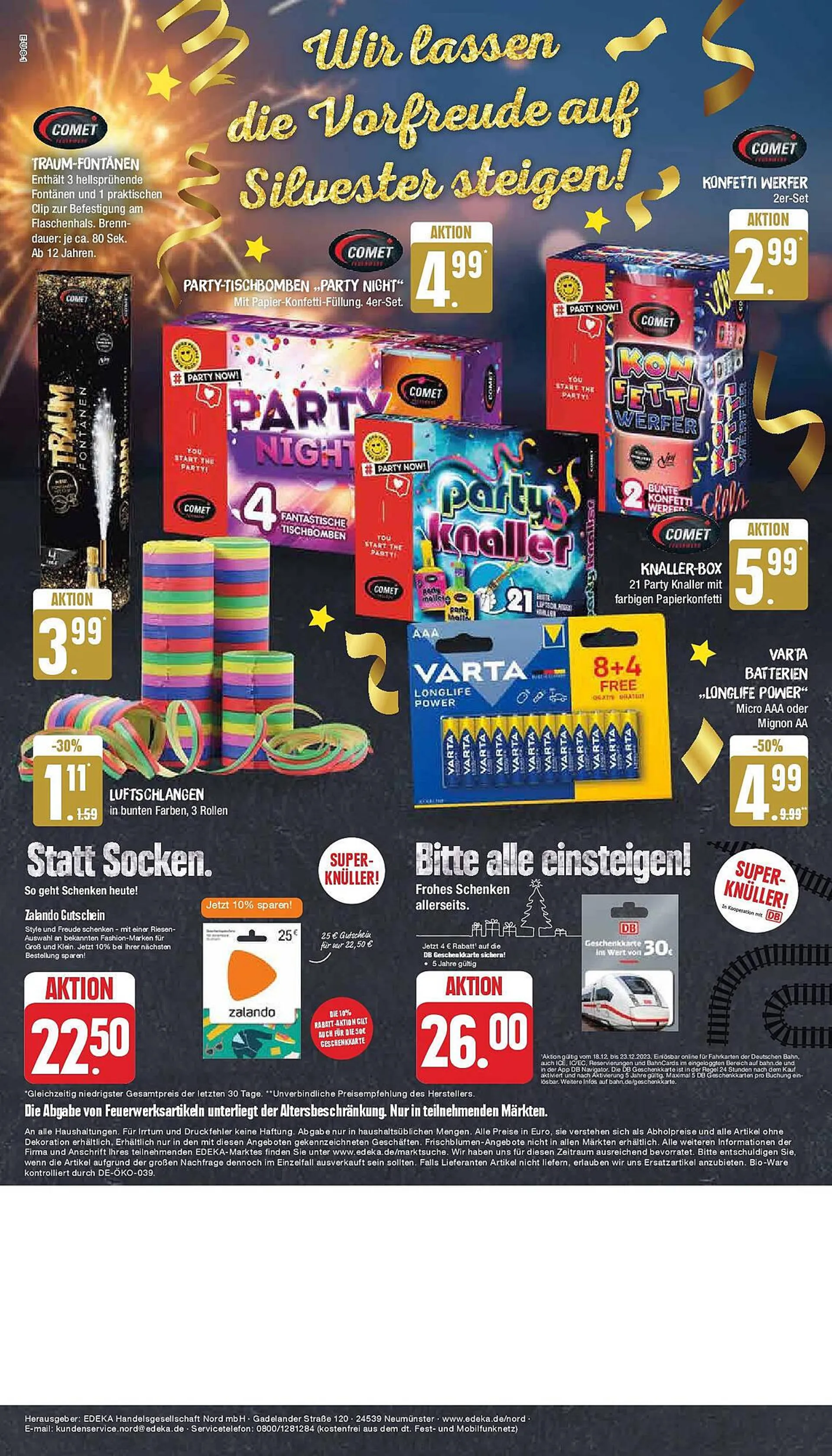 Edeka Prospekt von 17. Dezember bis 23. Dezember 2023 - Prospekt seite 8