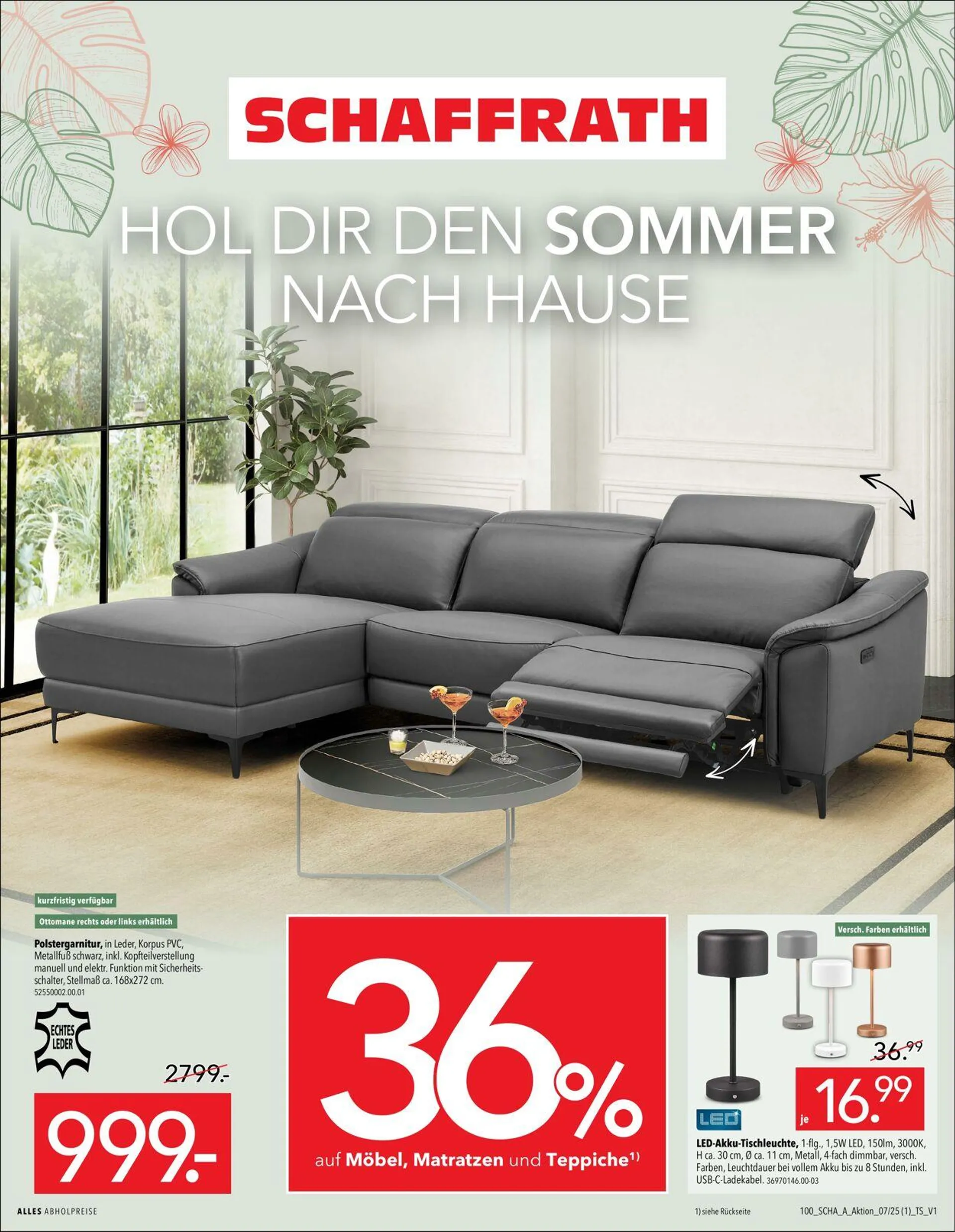 Schaffrath von 27. Juni bis 13. Juli 2025 - Prospekt seite 1