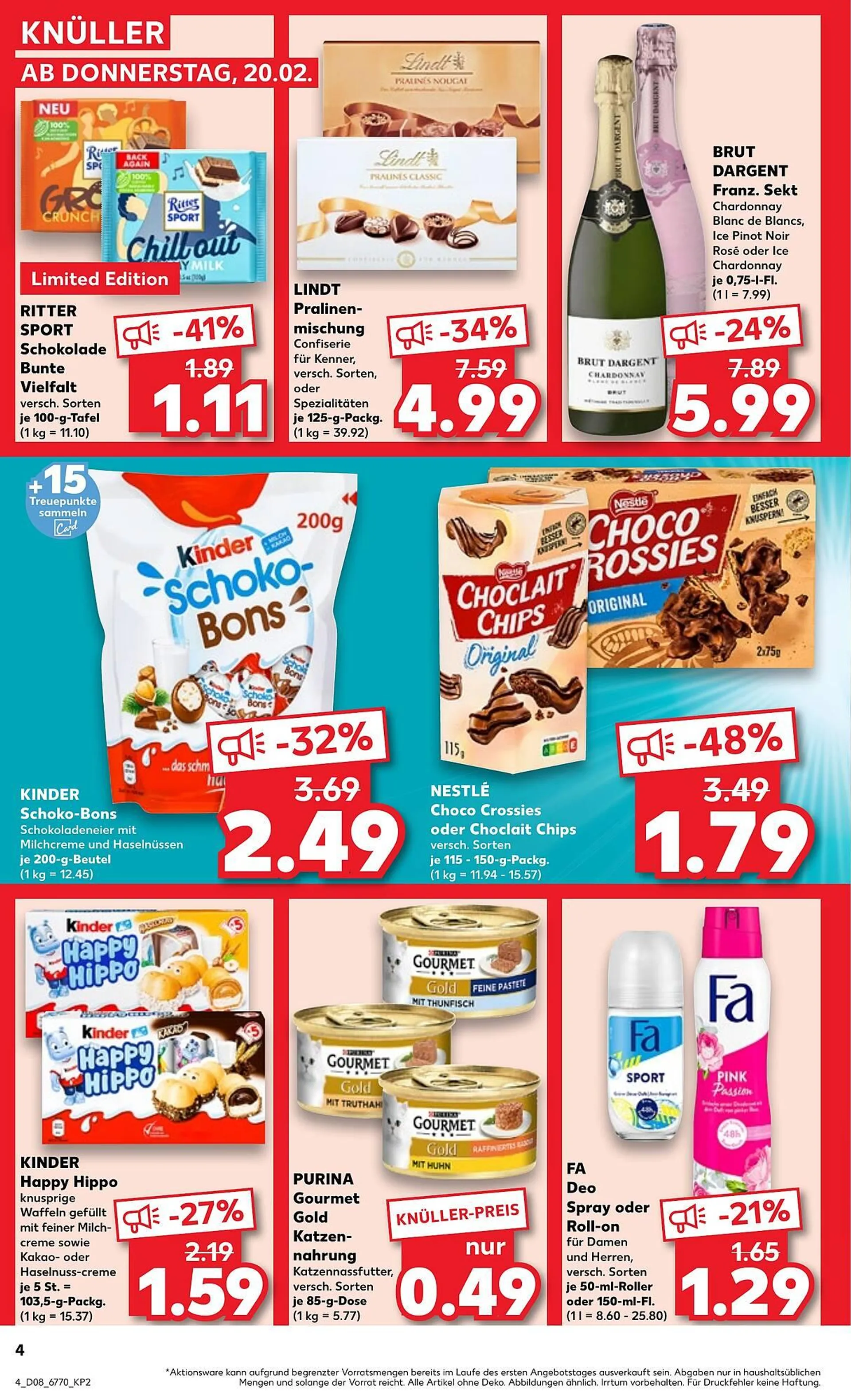 Kaufland Prospekt von 20. Februar bis 26. Februar 2025 - Prospekt seite 4