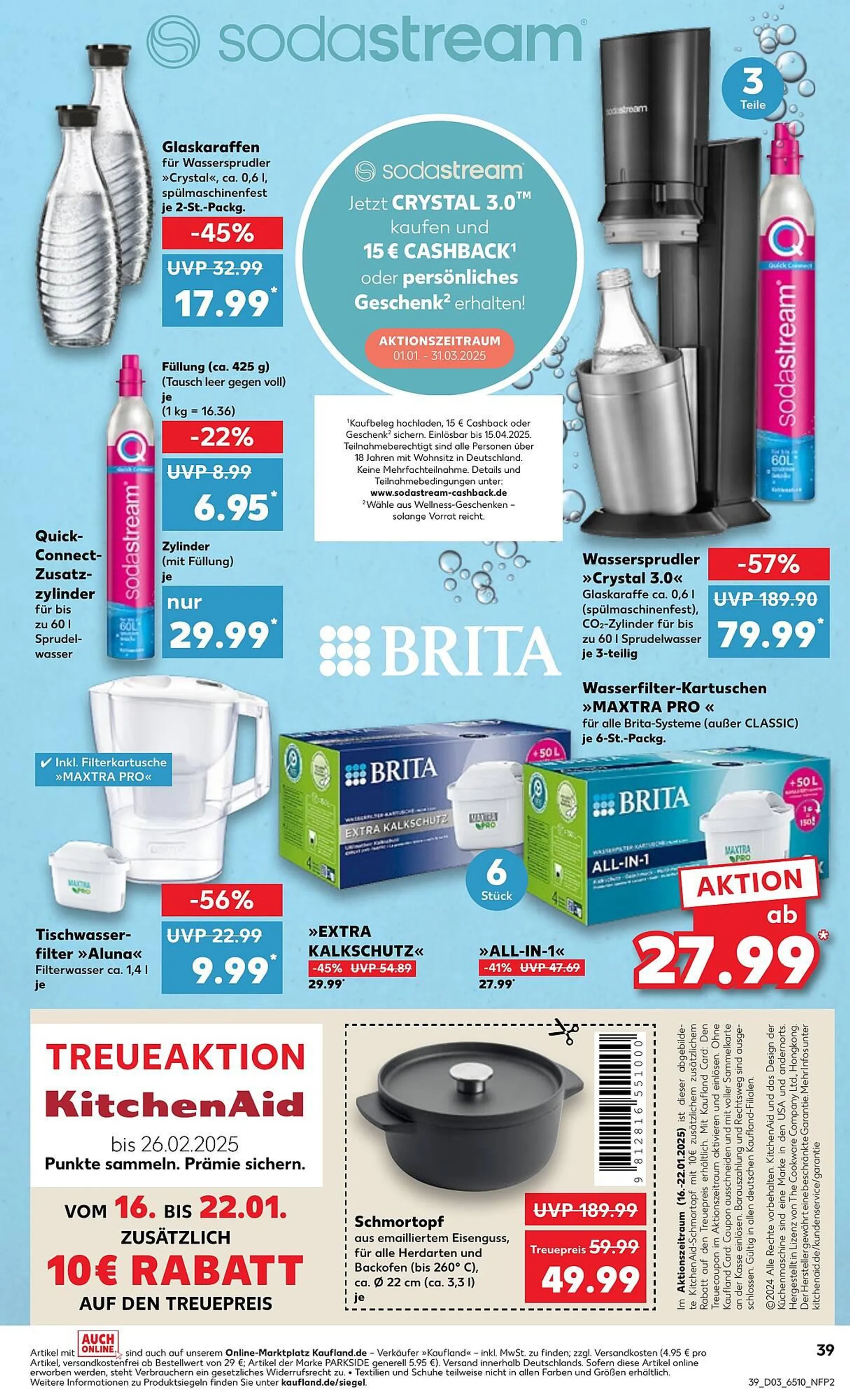 Kaufland Prospekt von 16. Januar bis 22. Januar 2025 - Prospekt seite 39
