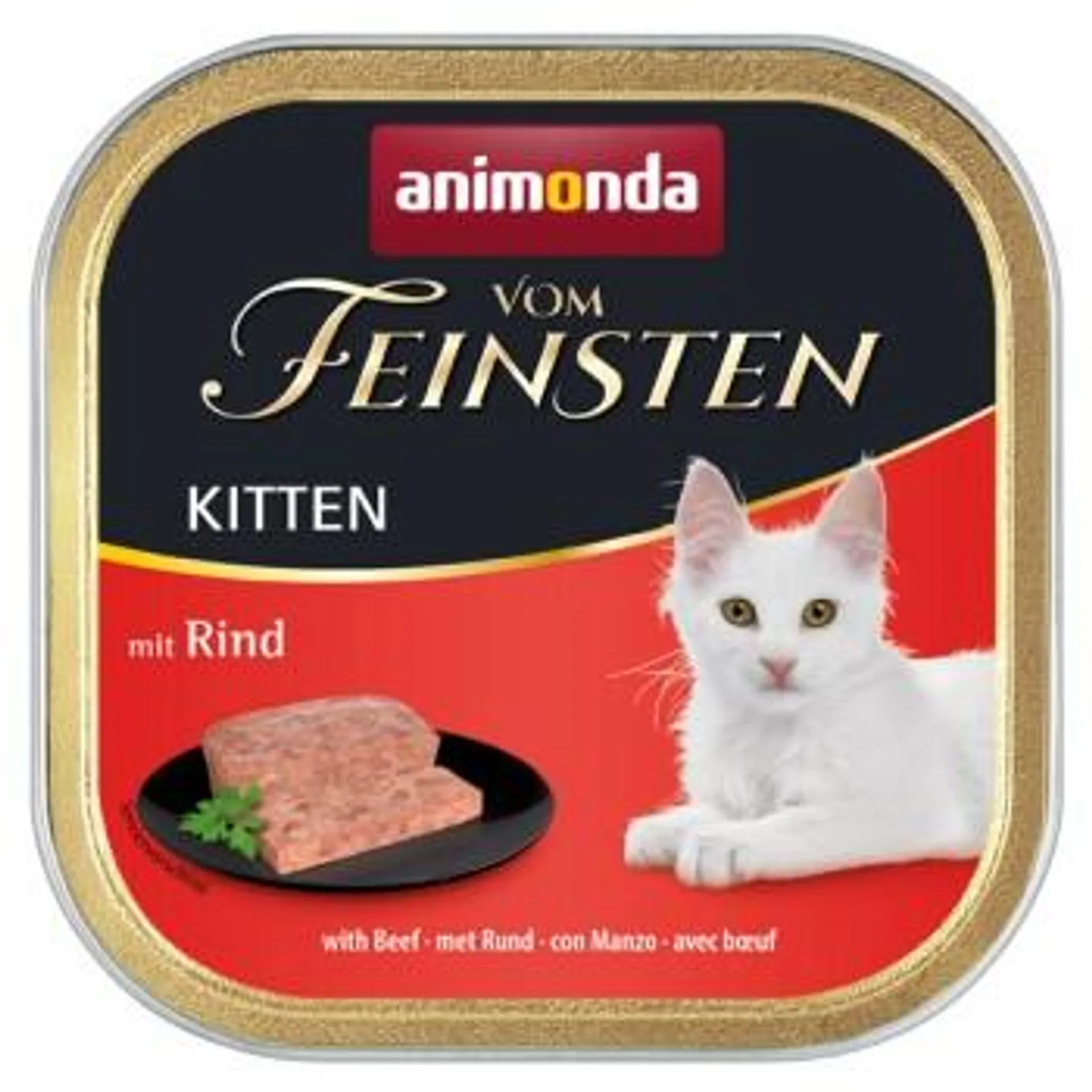 animonda Vom Feinsten Kitten 32 x 100g Rind