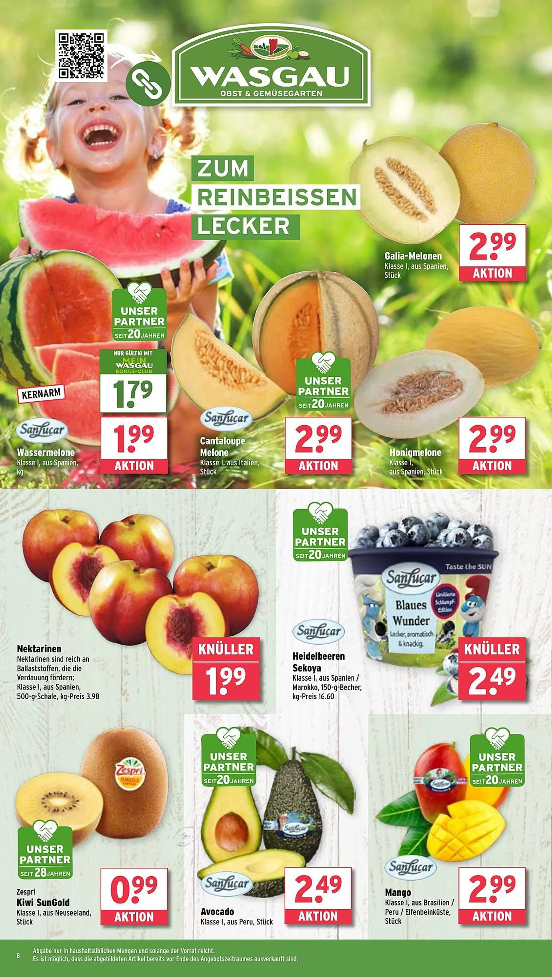 Wasgau Prospekt von 19. Mai bis 26. Mai 2025 - Prospekt seite 8