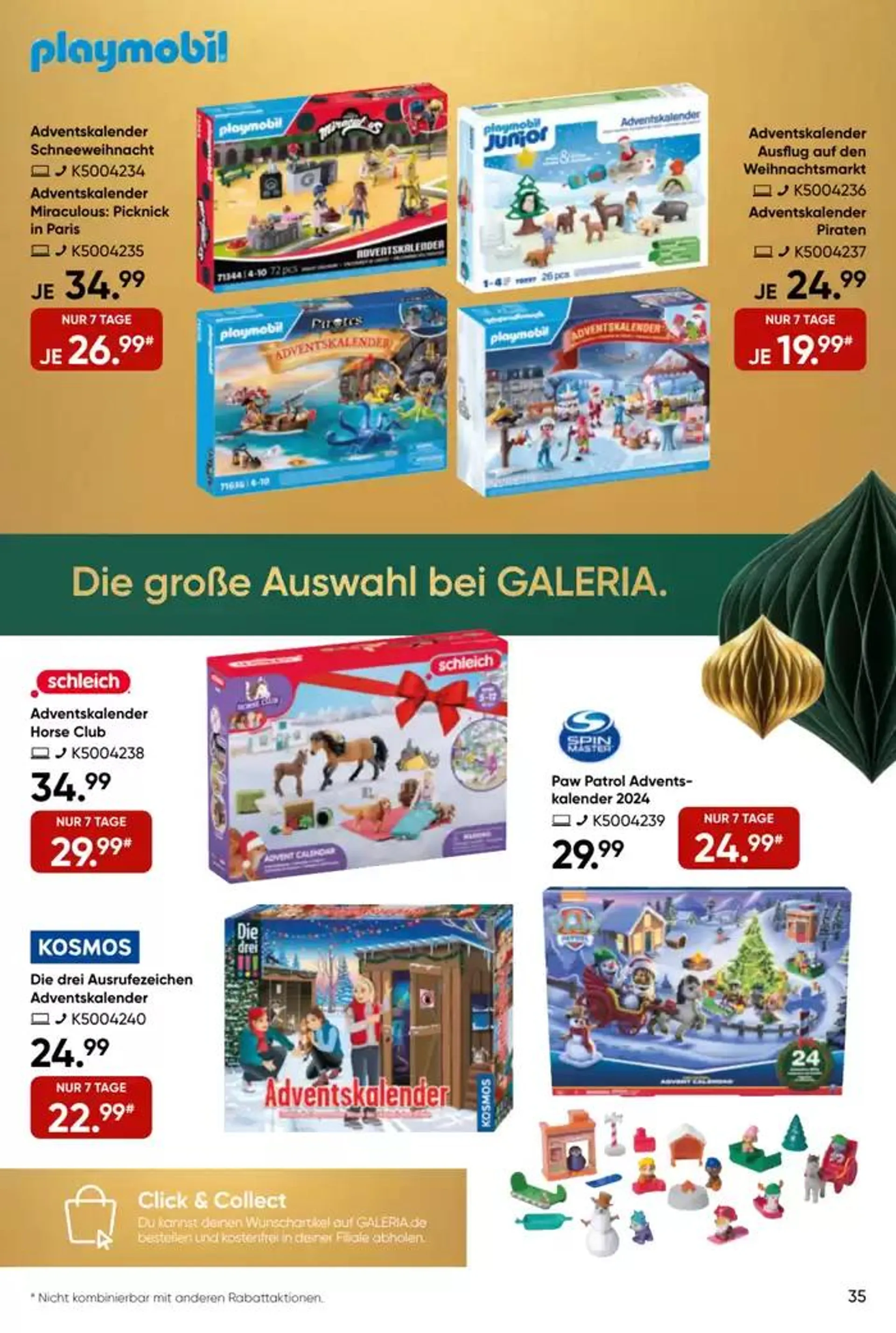 Galeria Karstadt Kaufhof Angebote von 23. Oktober bis 6. November 2024 - Prospekt seite 28