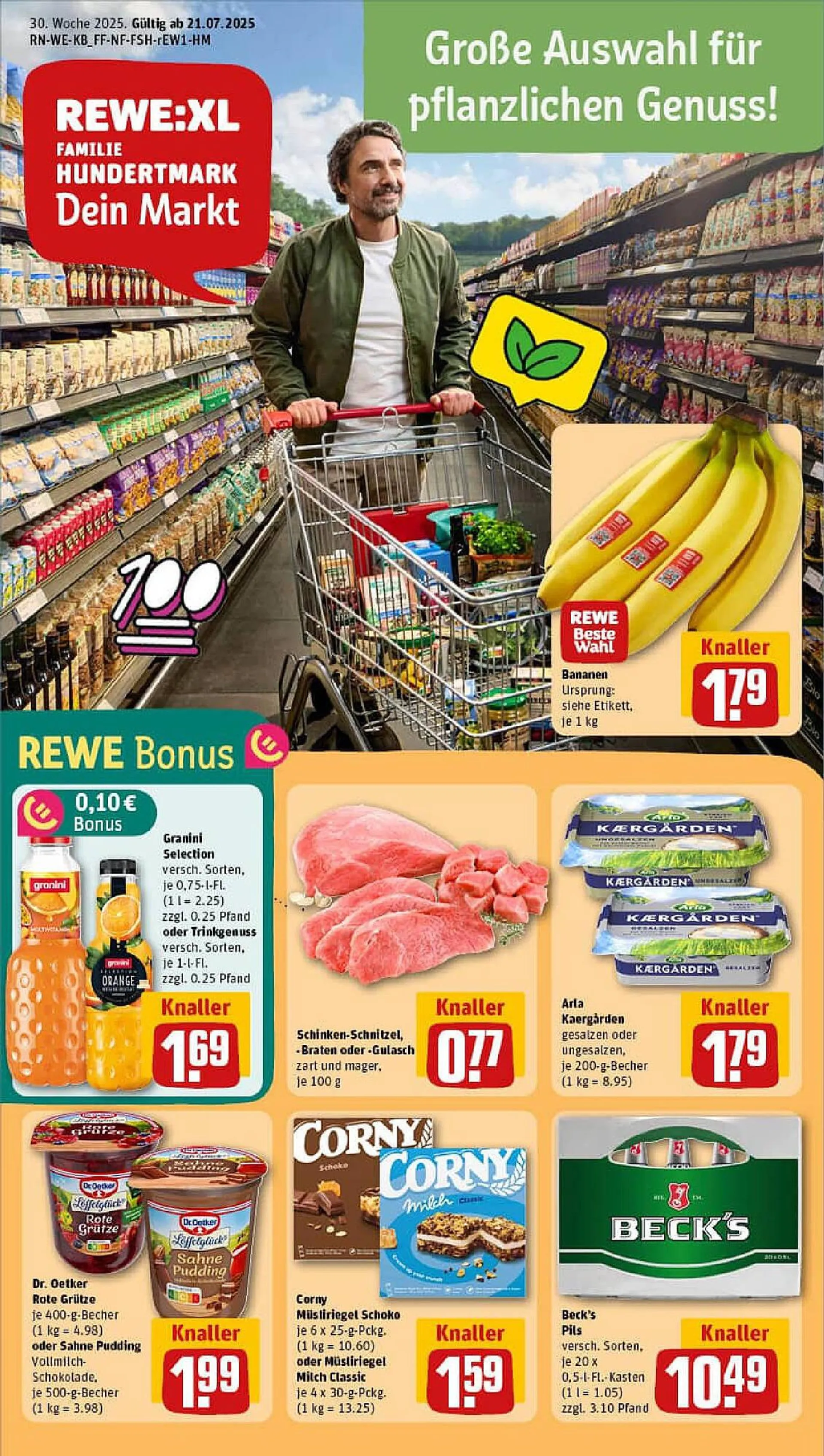 REWE Prospekt von 21. Juli bis 27. Juli 2025 - Prospekt seite 1