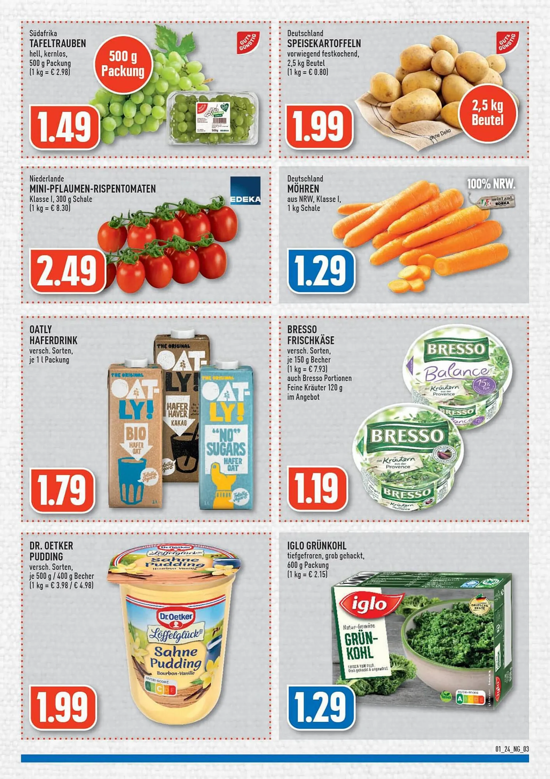 EDEKA Prospekt von 2. Januar bis 2. Januar 2024 - Prospekt seite 3