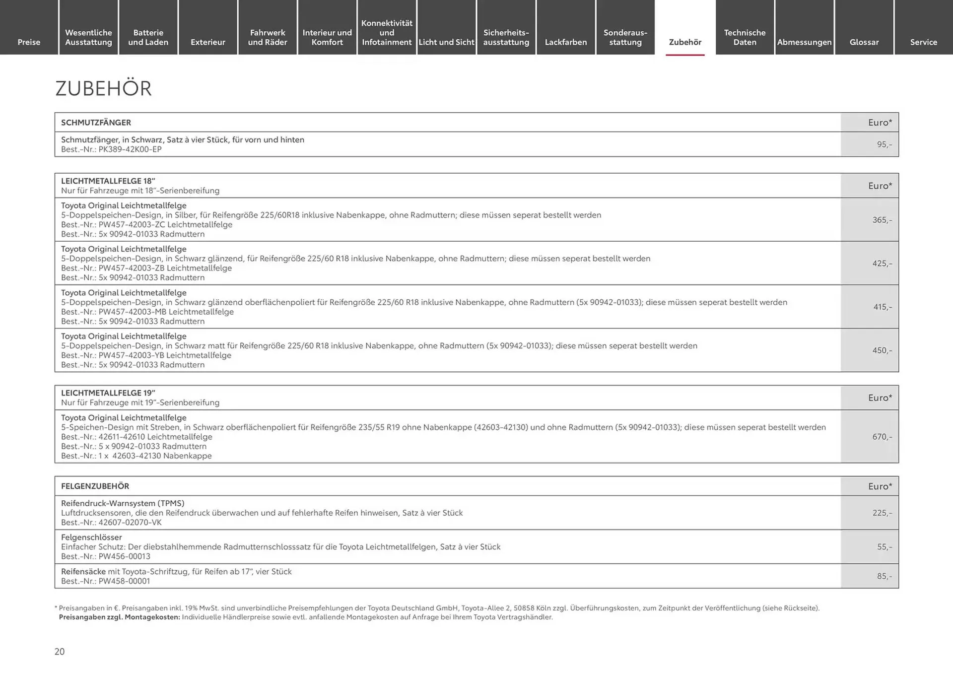 Toyota Prospekt von 26. September bis 26. September 2025 - Prospekt seite 20