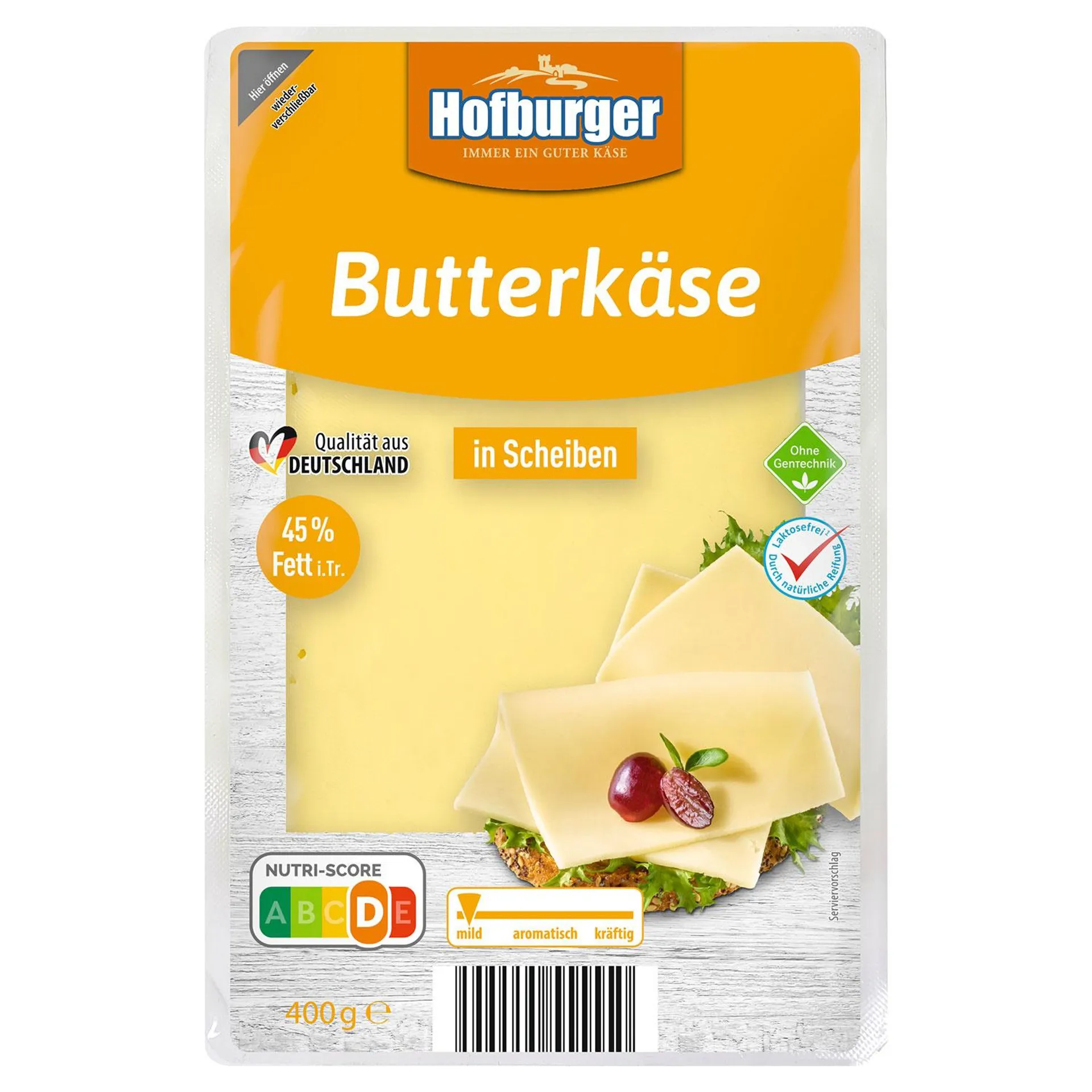 HOFBURGER Käsescheiben 400 g