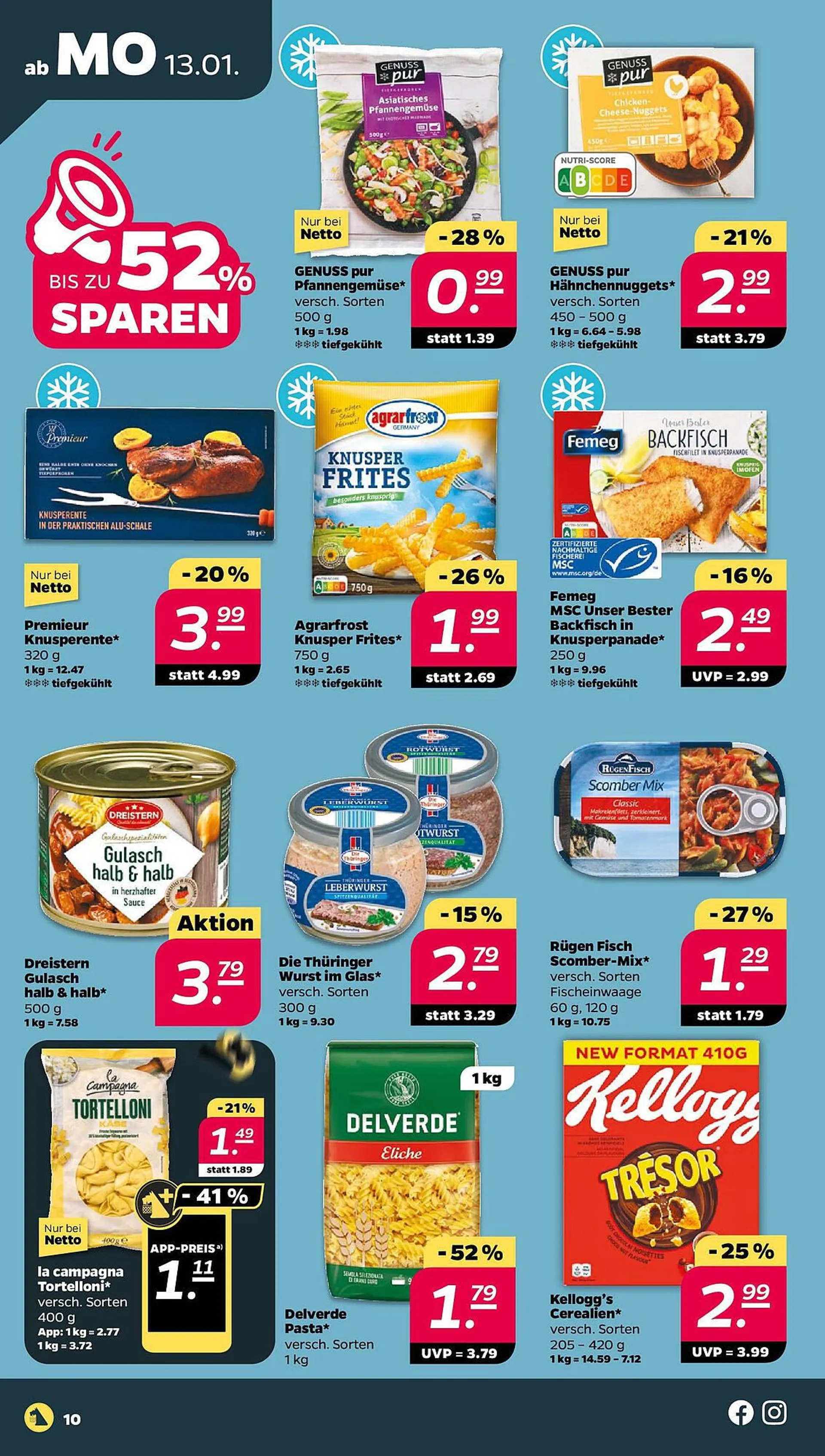 NETTO Prospekt von 13. Januar bis 18. Januar 2025 - Prospekt seite 10