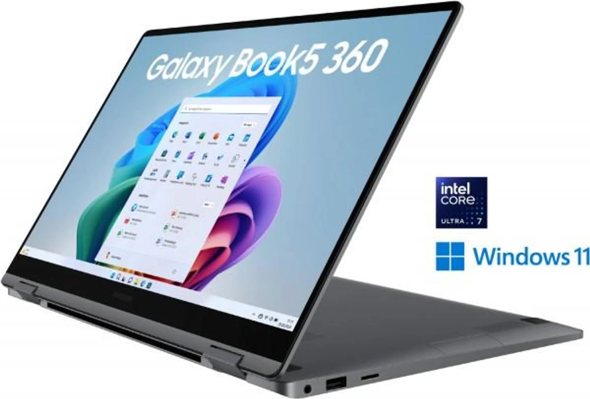 Samsung Galaxy Book5 360 (NP750QHA-KA3DE) 39,6 cm (15,6") 2 in 1 Convertible-Notebook moonstone gray