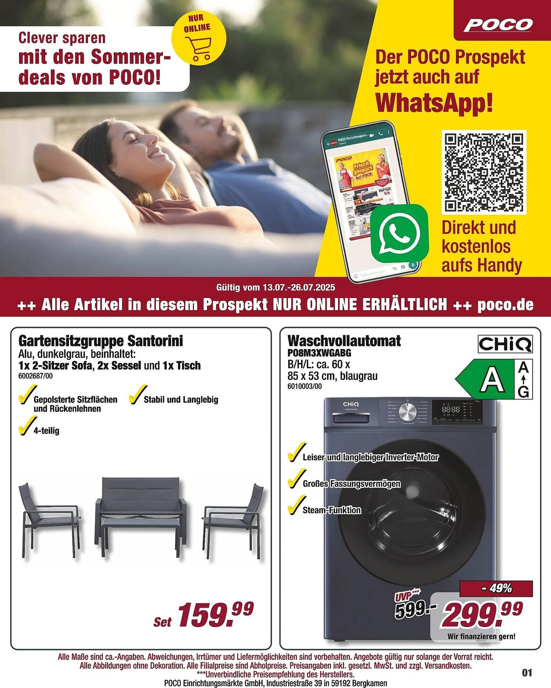 Poco Prospekt von 13. Juli bis 26. Juli 2025 - Prospekt seite 1