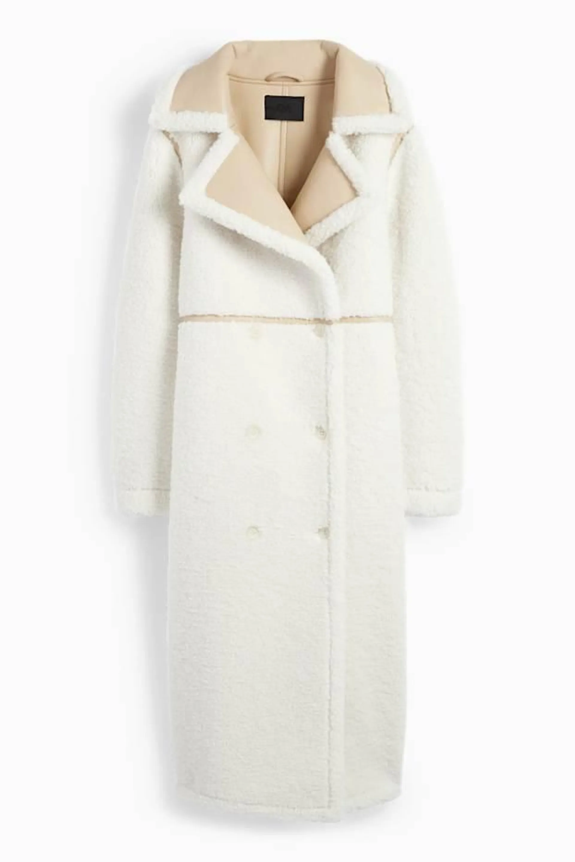 Faux shearling coat