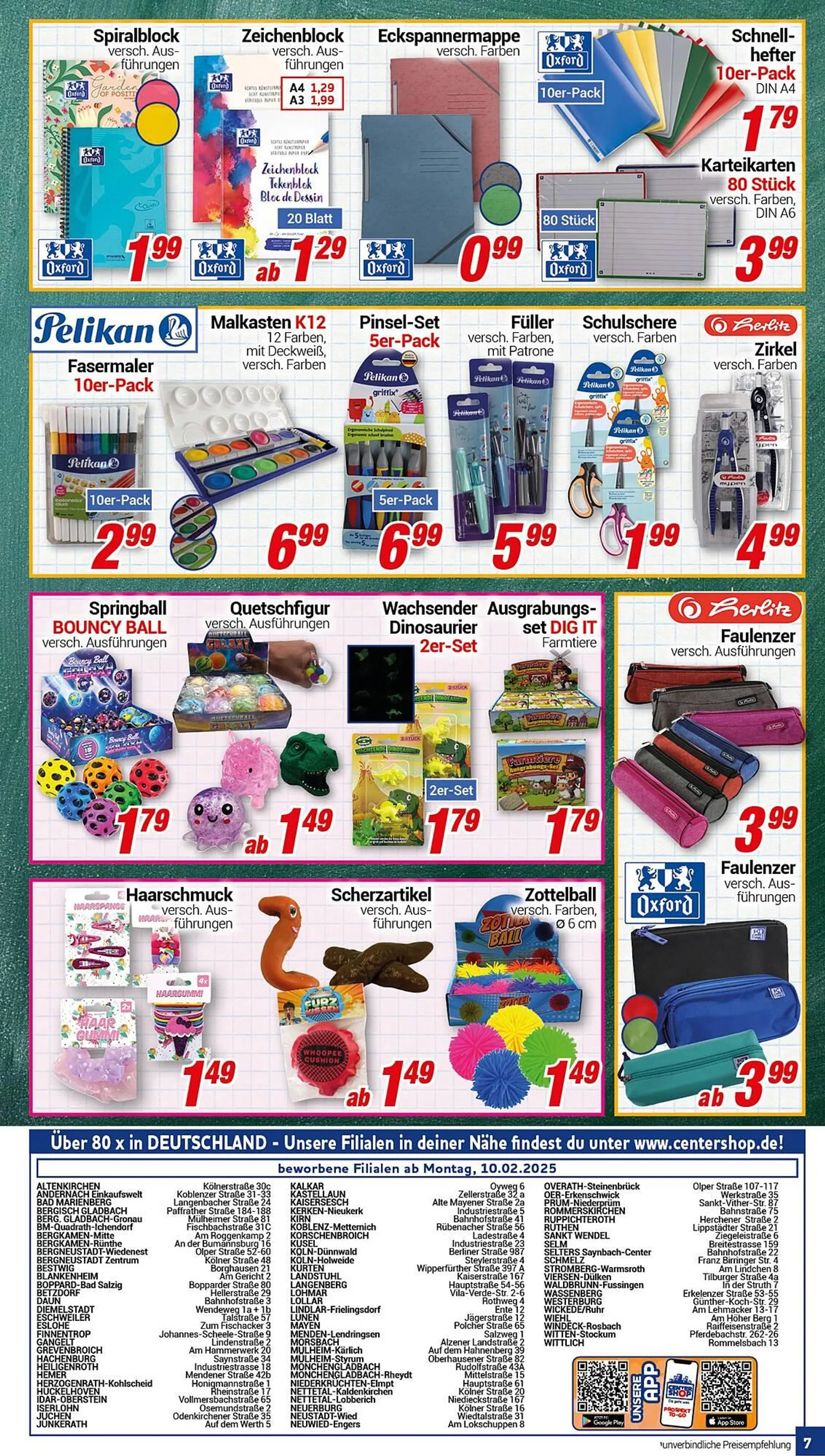 CENTERSHOP Prospekt von 17. Februar bis 22. Februar 2025 - Prospekt seite 7