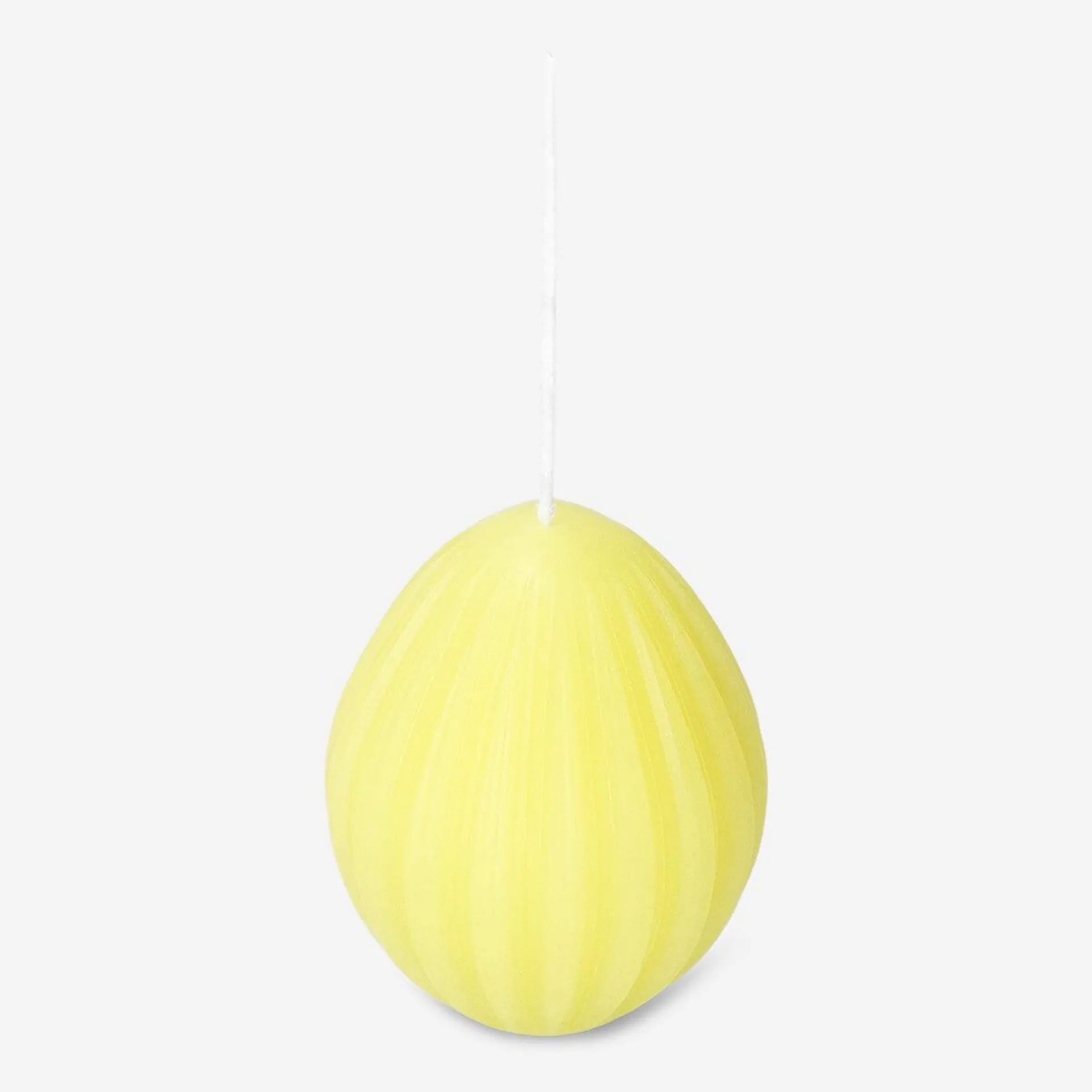 Easter egg yellow candle