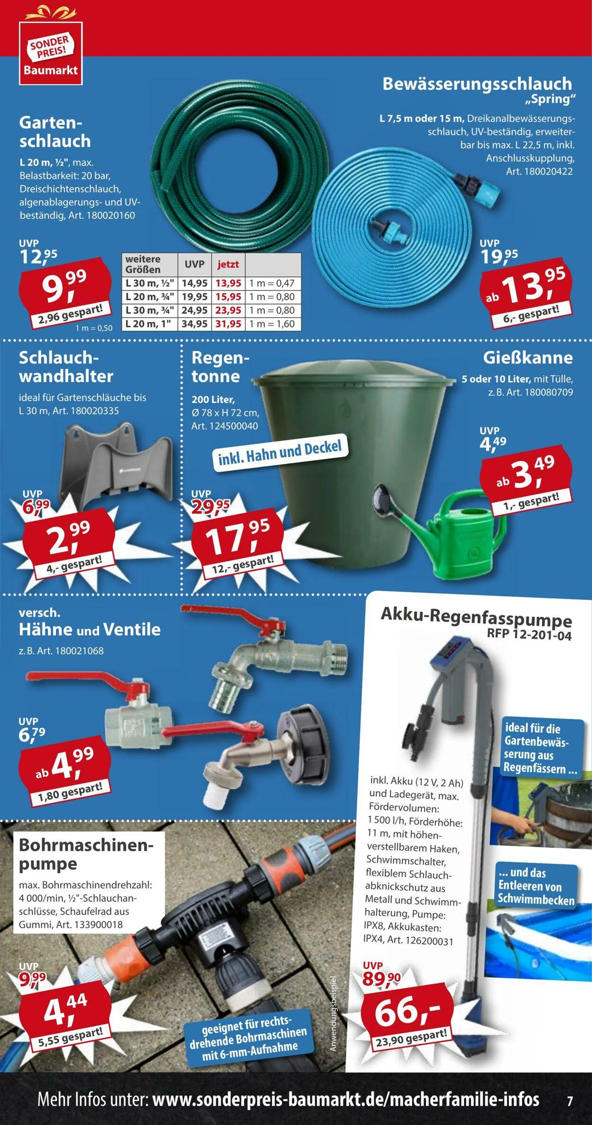 Sonderpreis Baumarkt Aktueller Prospekt von 17. Mai bis 31. Mai 2025 - Prospekt seite 7