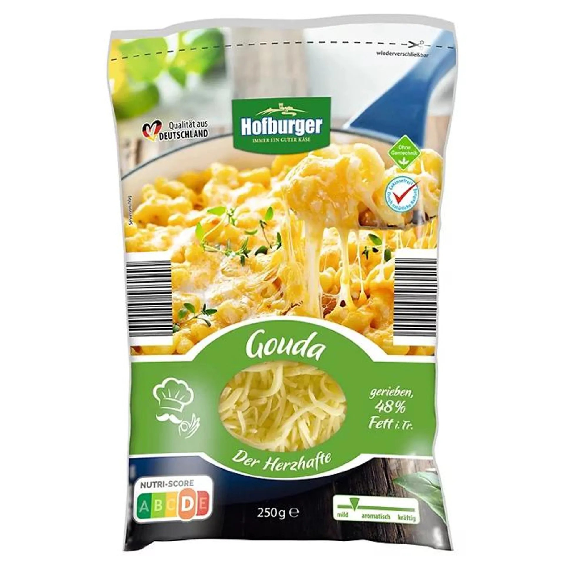 HOFBURGER Gouda, gerieben 250 g