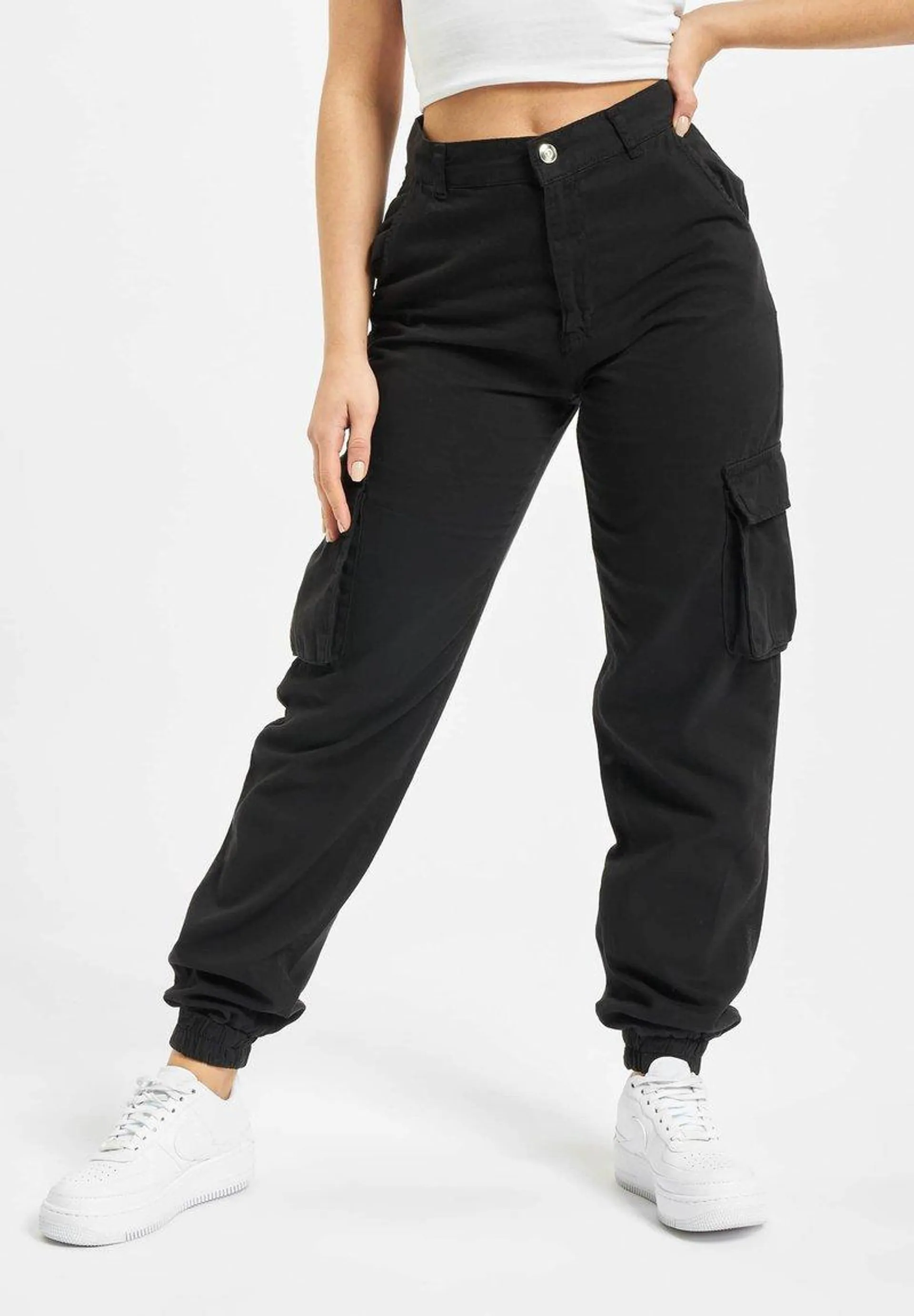 RUBY - Pantalon cargo - black