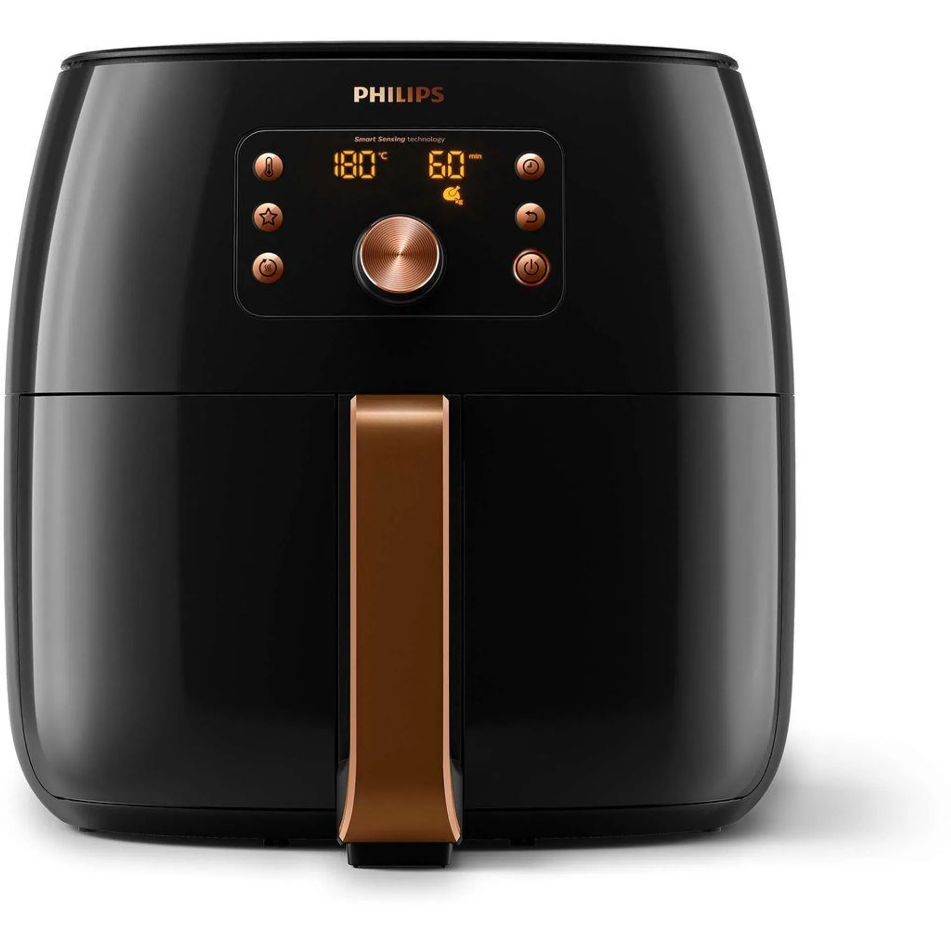 Philips Airfryer XXL Smart Sensing Heißluftfriteuse, 1.4 kg, LCD Display, Memory-Funktion, Schwarz (HD9867/90)