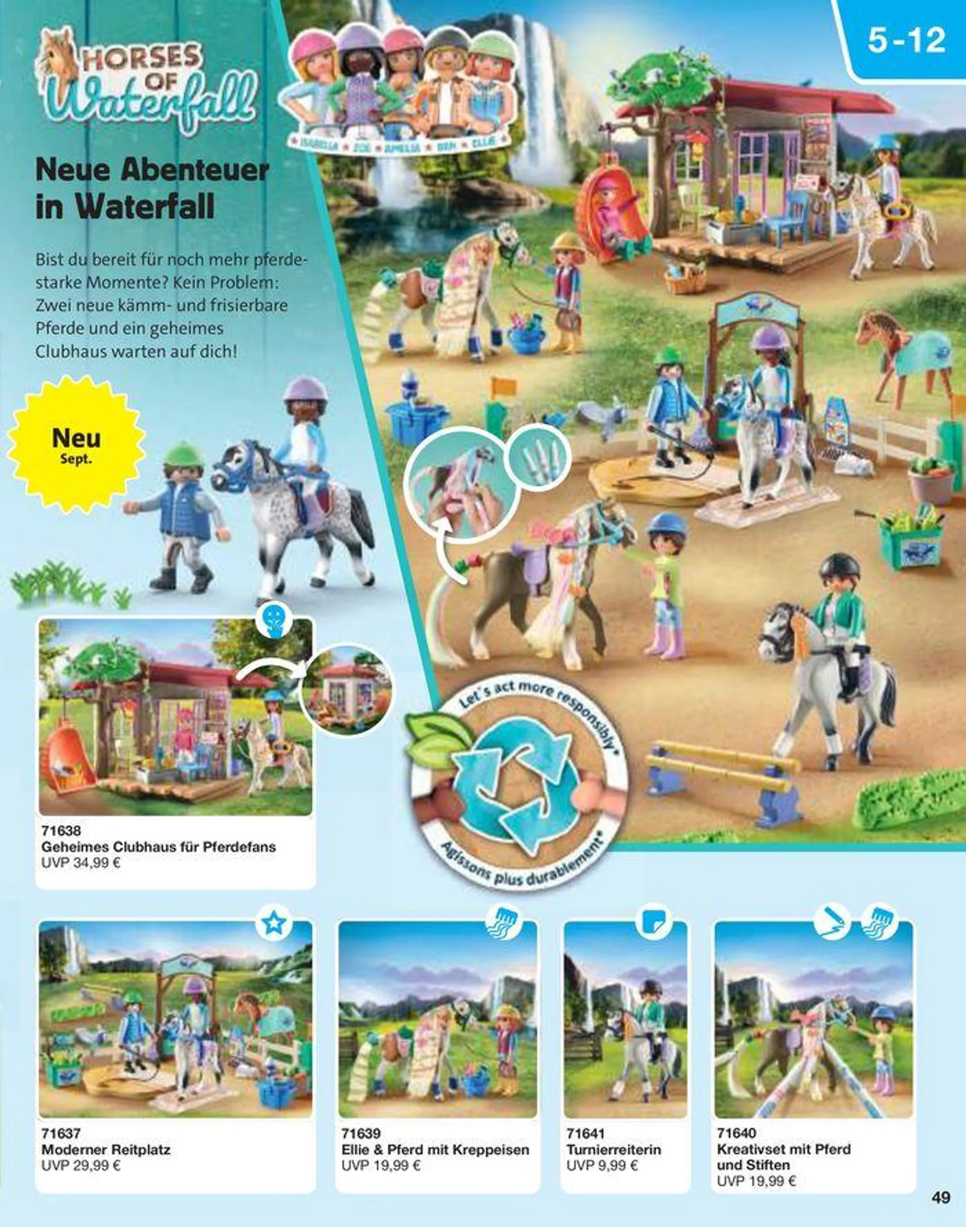 50 Years Of Playmobil von 9. Juli bis 31. Dezember 2024 - Prospekt seite 49