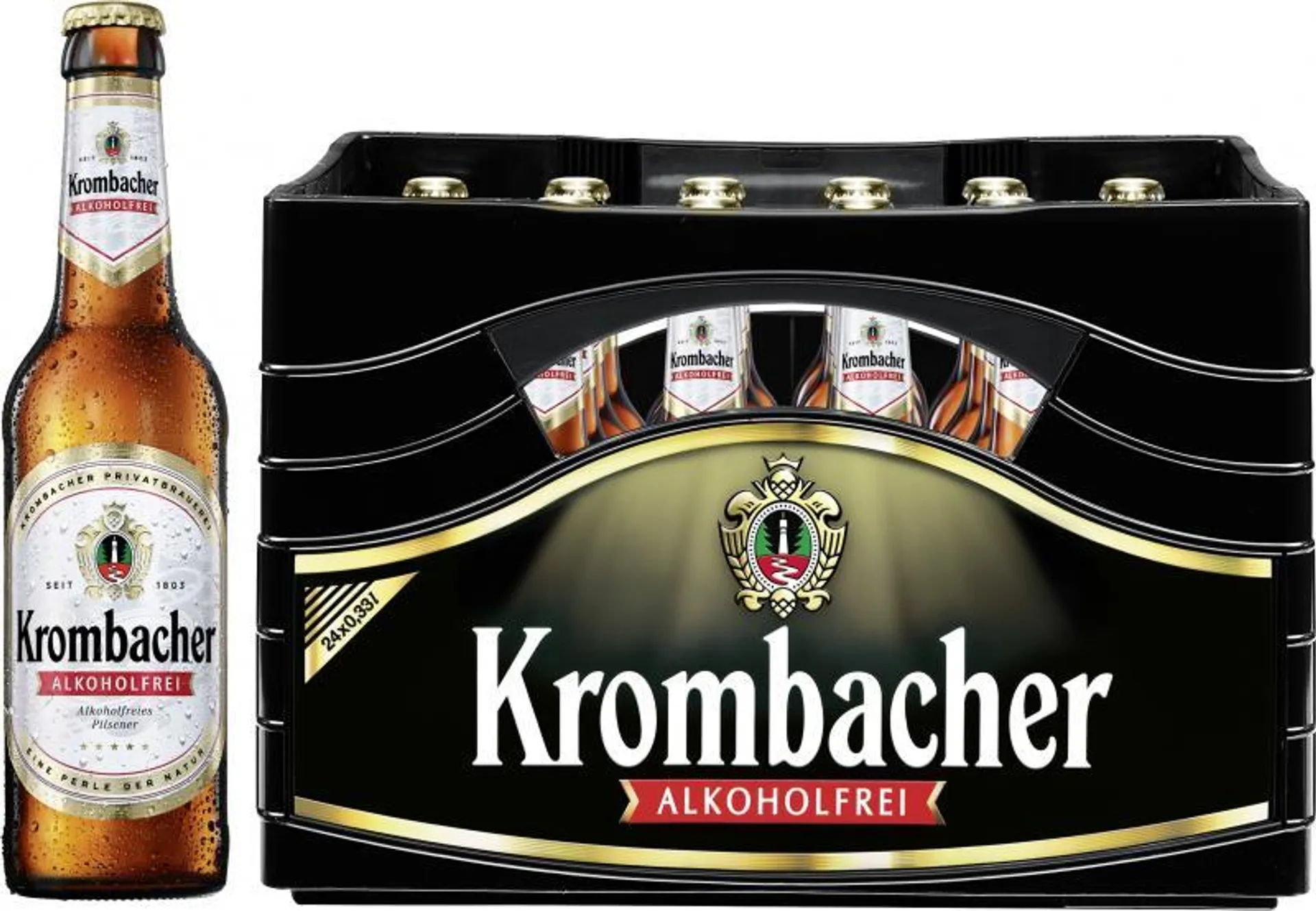 Krombacher Alkoholfrei (Mehrweg) 24 x 0,33 l