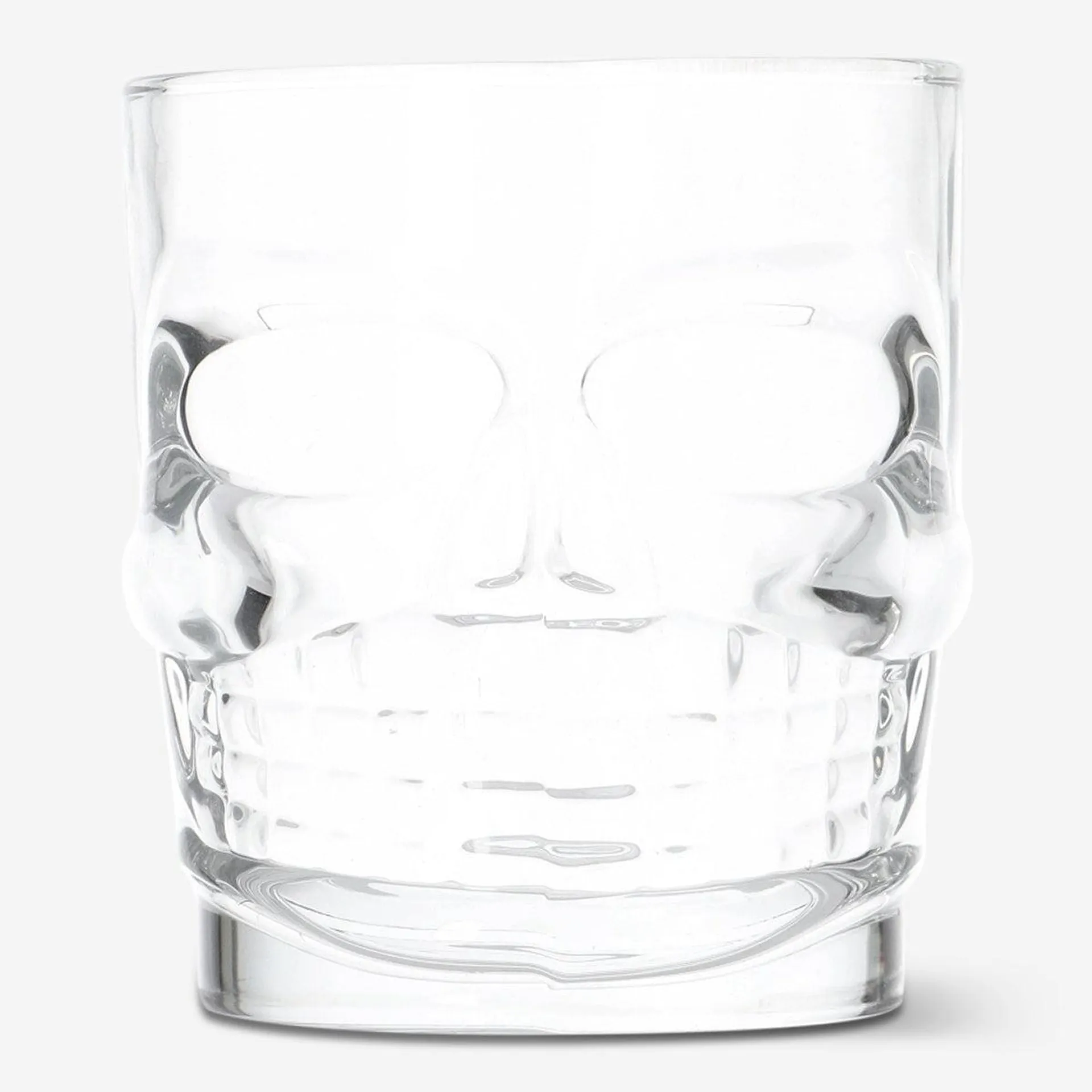 Skull-Shaped Drinking Glass - 280 ml