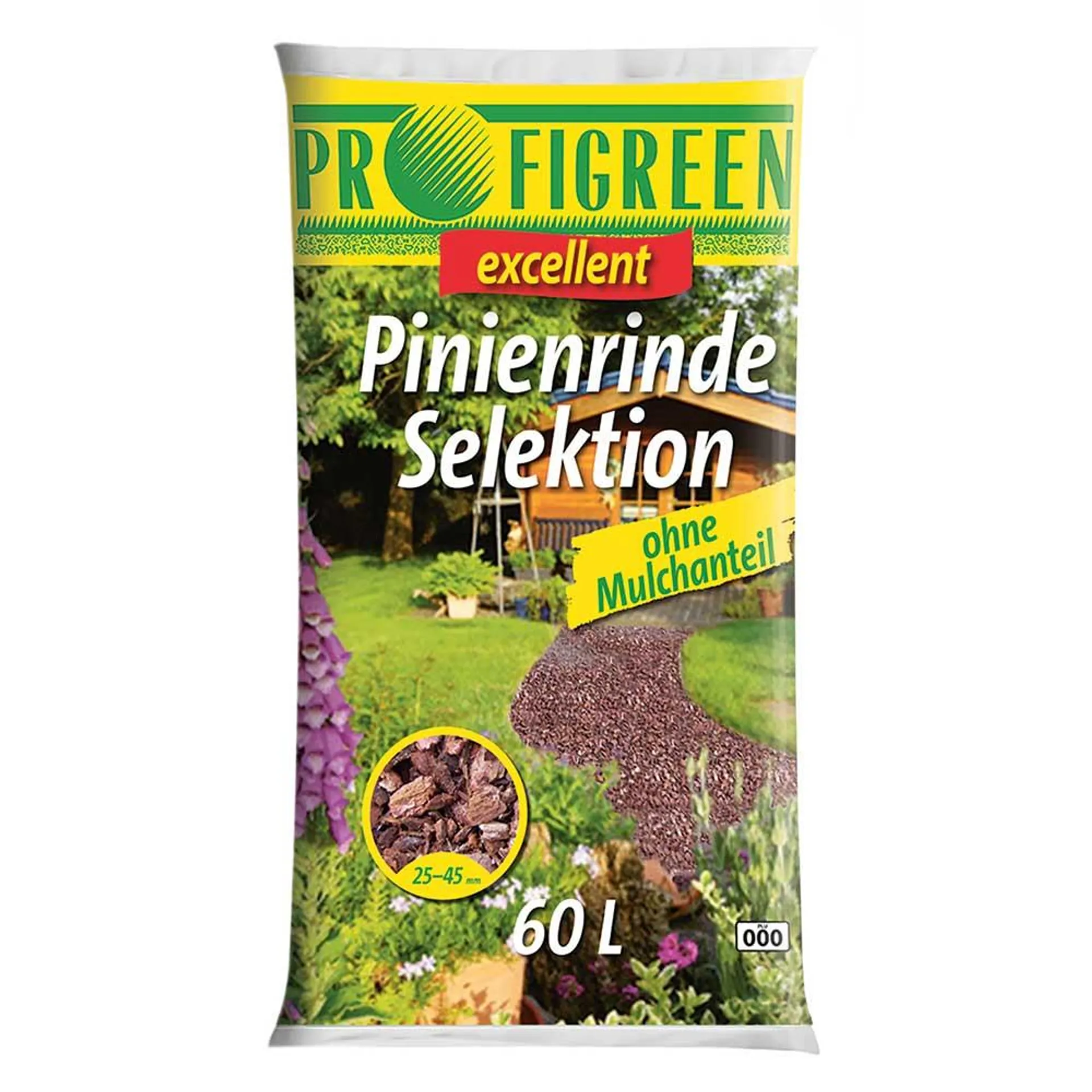 Pinienrinde Selektion 25/45 mm 60 Liter