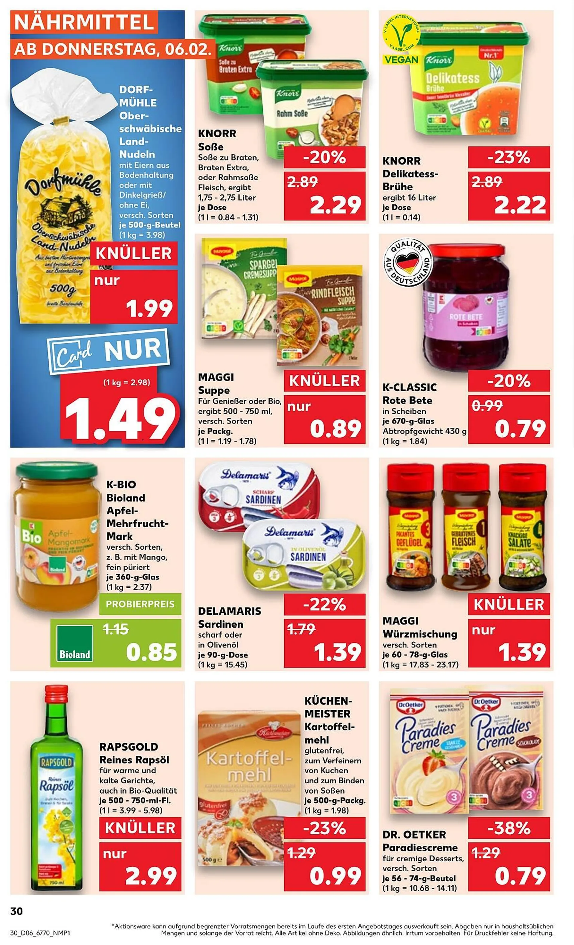 Kaufland Prospekt von 6. Februar bis 12. Februar 2025 - Prospekt seite 30