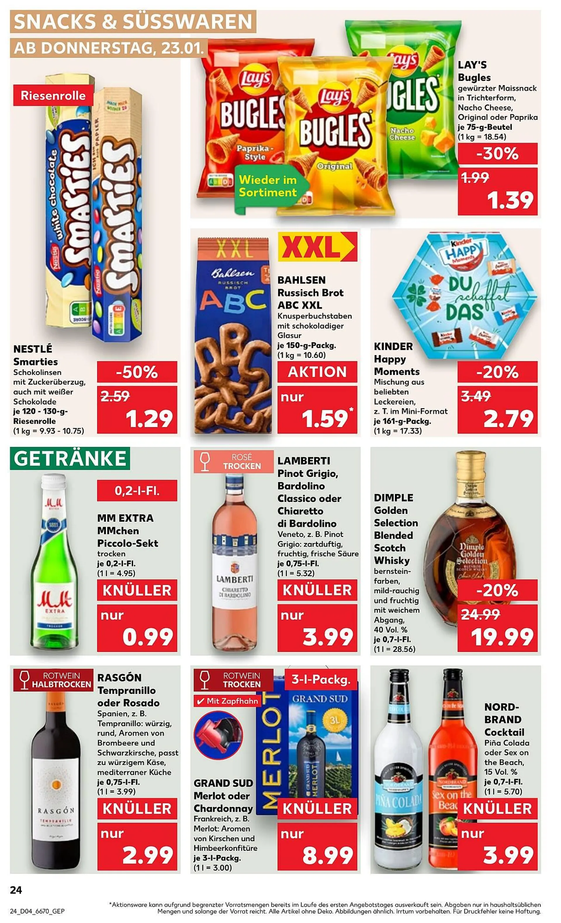 Kaufland Prospekt von 23. Januar bis 29. Januar 2025 - Prospekt seite 24