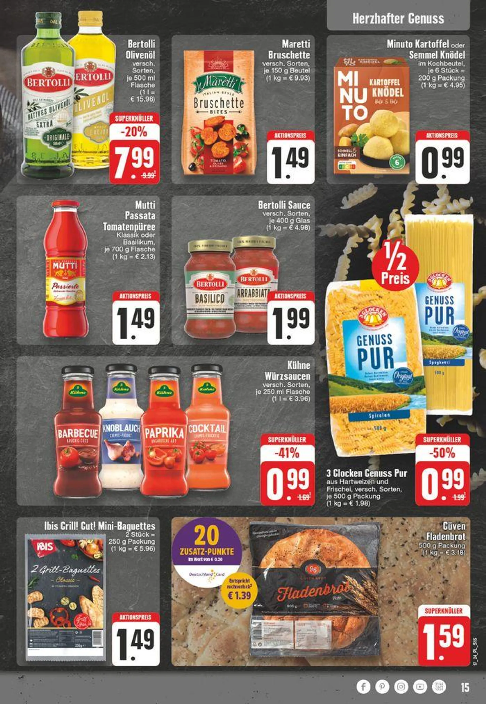 Edeka flugblatt von 21. April bis 27. April 2024 - Prospekt seite 15