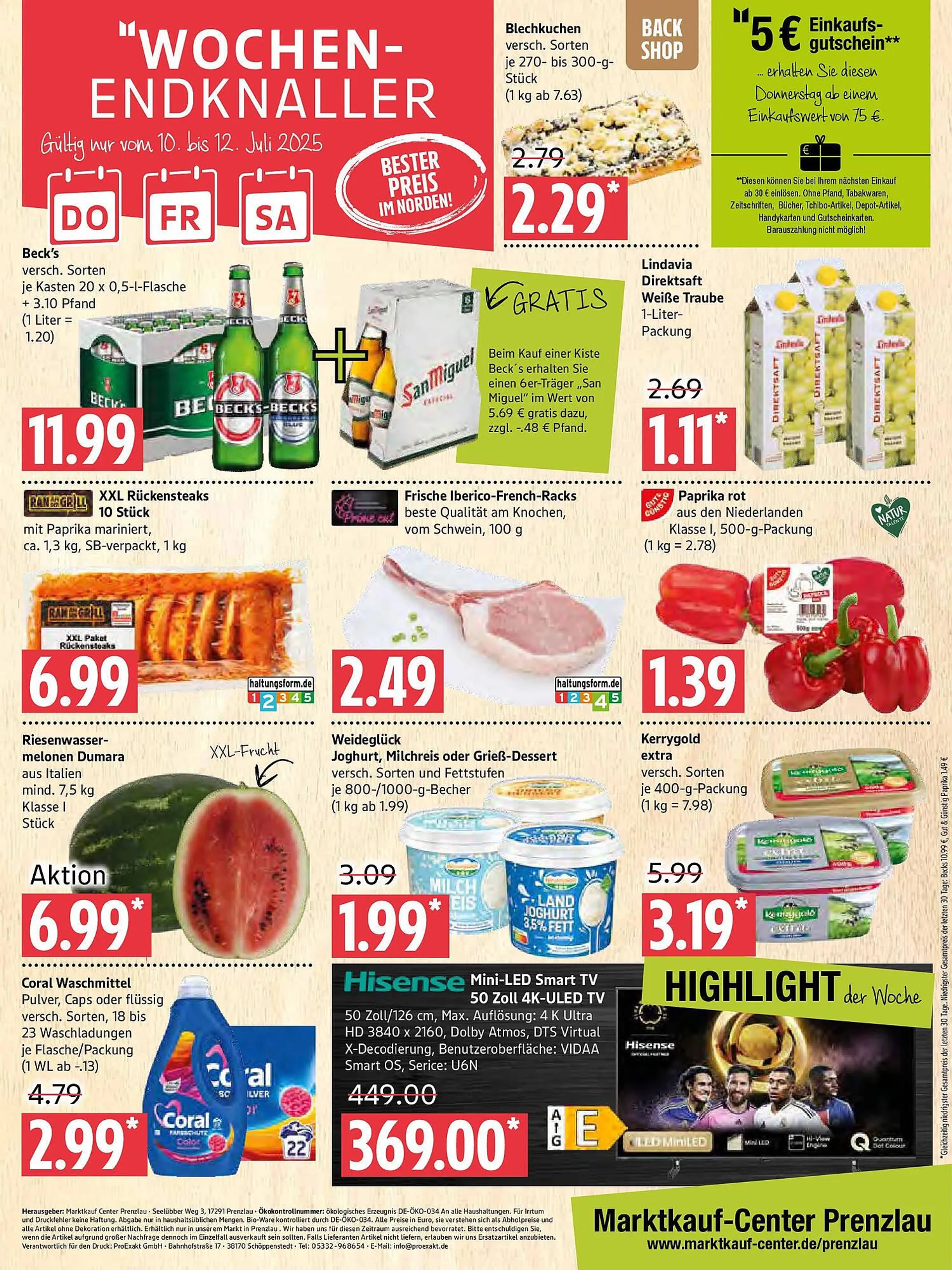 Marktkauf Prospekt von 7. Juli bis 12. Juli 2025 - Prospekt seite 12
