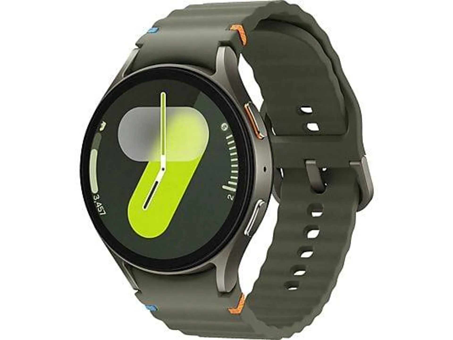 SAMSUNG Galaxy Watch7 BT 44 mm Smartwatches Aluminium Nitrilkautschuk, 85-130 mm, Green