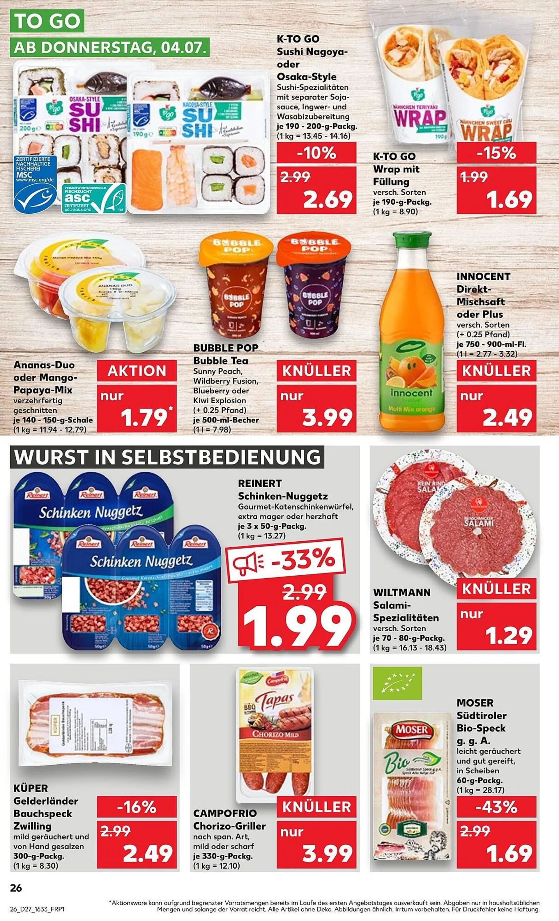 Kaufland Prospekt von 3. Juli bis 10. Juli 2024 - Prospekt seite 34