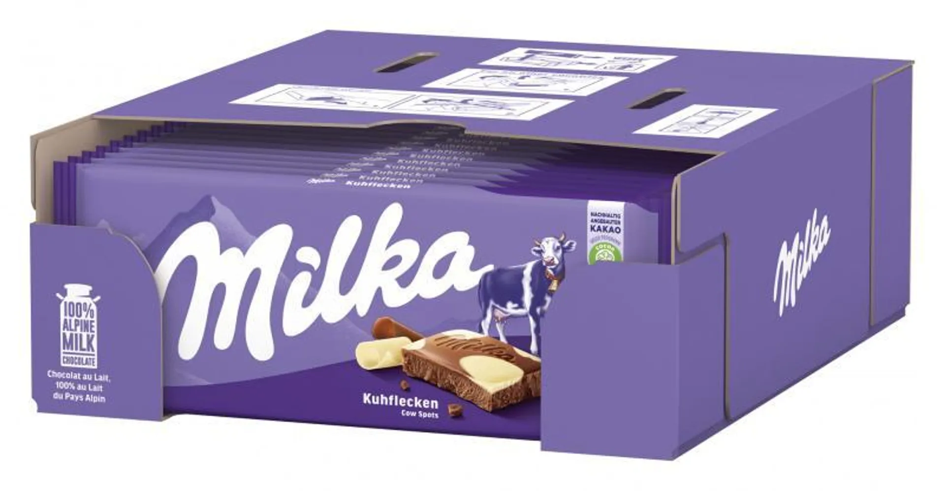 Milka Tafel Kuhflecken 23 x 0,10 kg