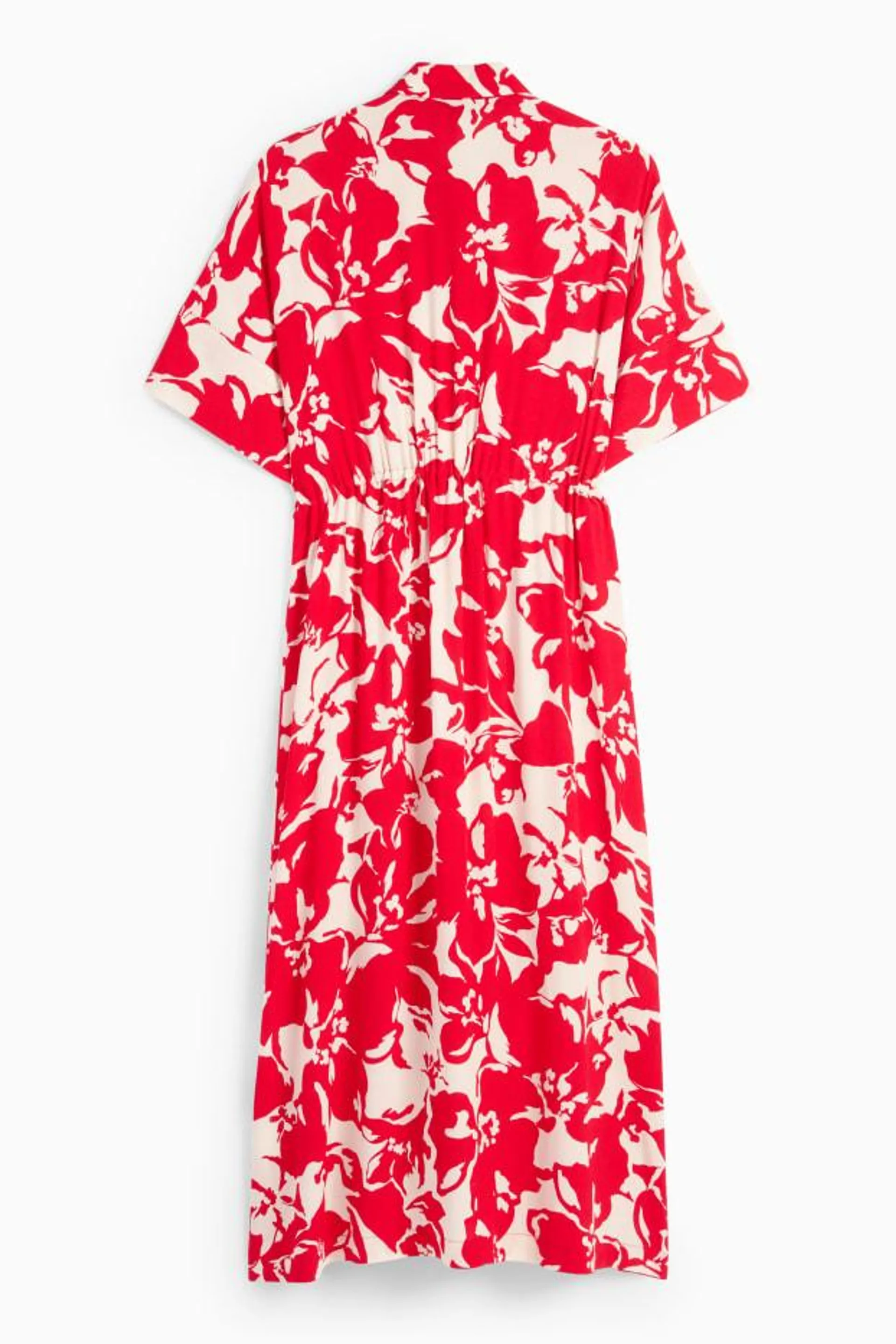 Viscose shirt dress - floral