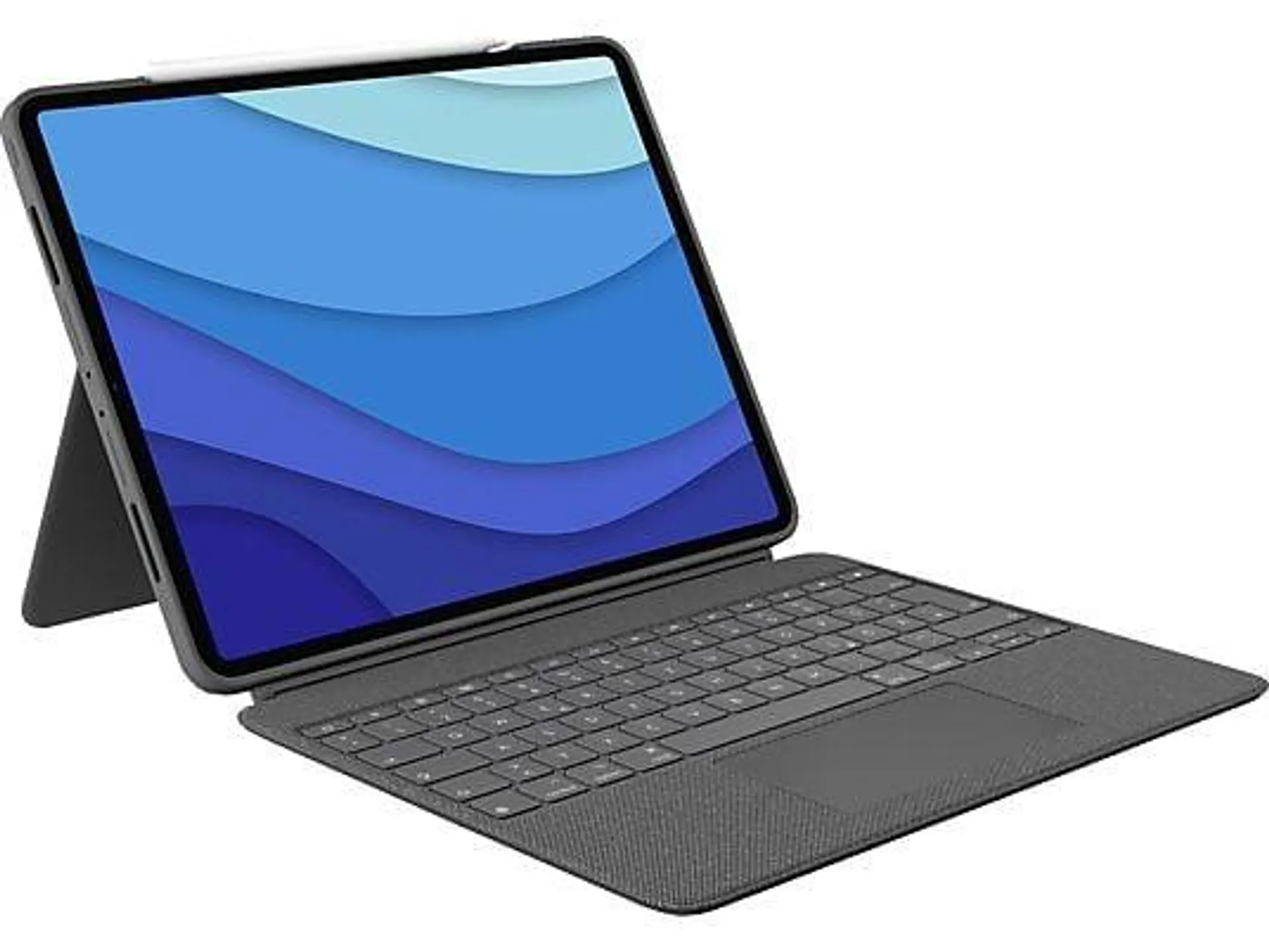 LOGITECH Combo Touch für iPad Pro 12.9“ (5.und 6. Generation) Tastatur-Case Oxford Grey