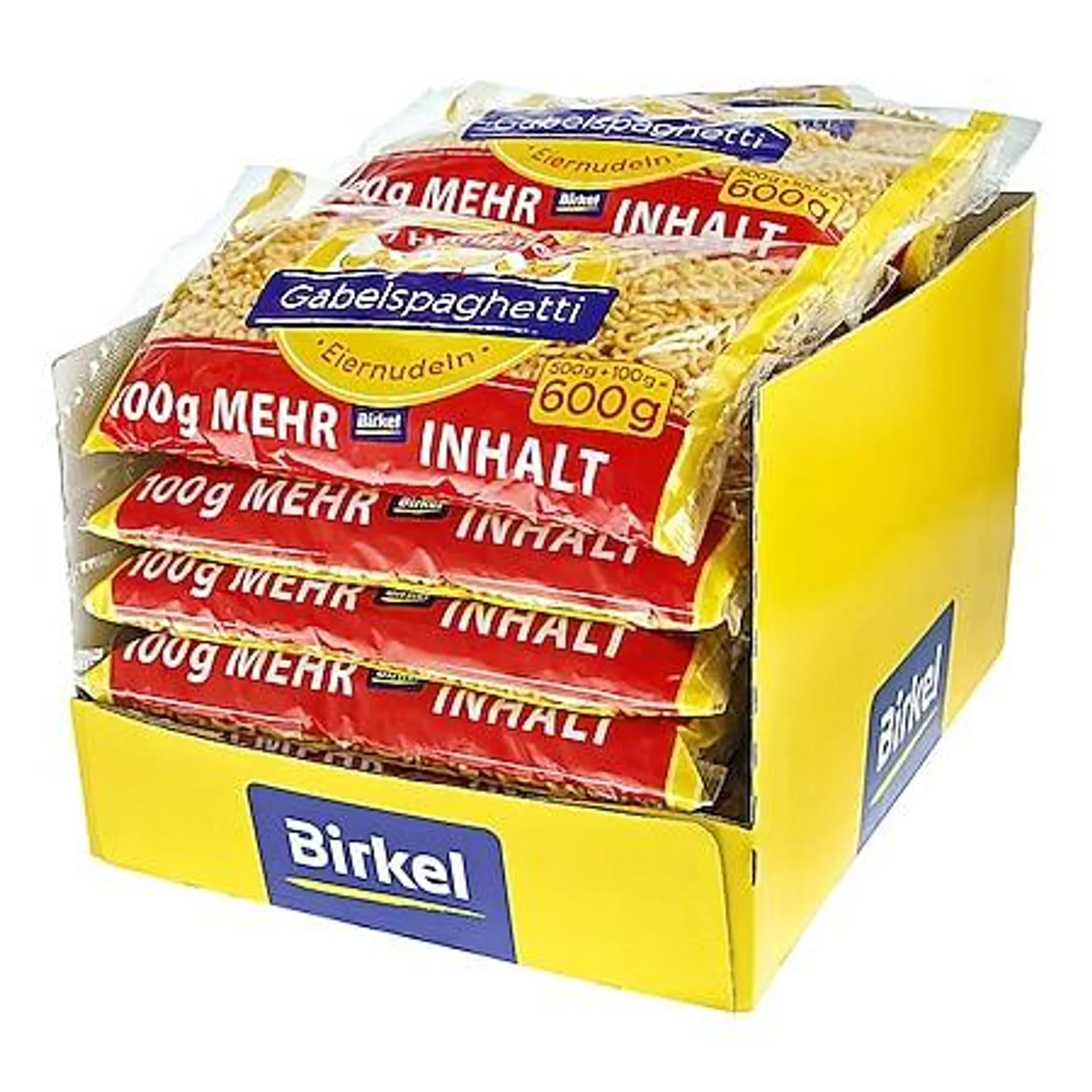 Birkel 7 Hühnchen Gabelspaghetti 600 g, 18er Pack