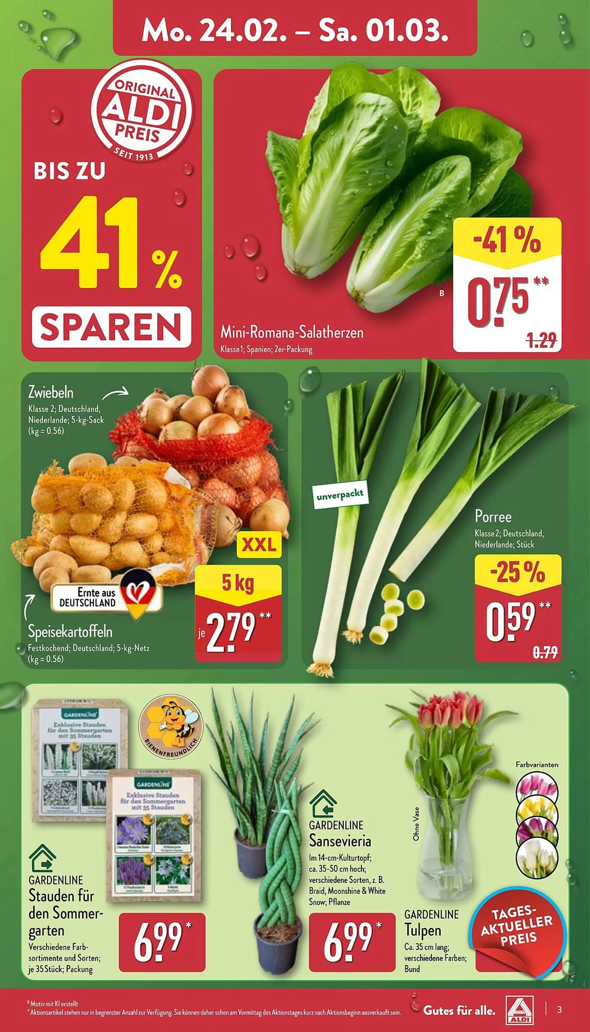 Aldi Nord Prospekt von 24. Februar bis 1. März 2025 - Prospekt seite 3