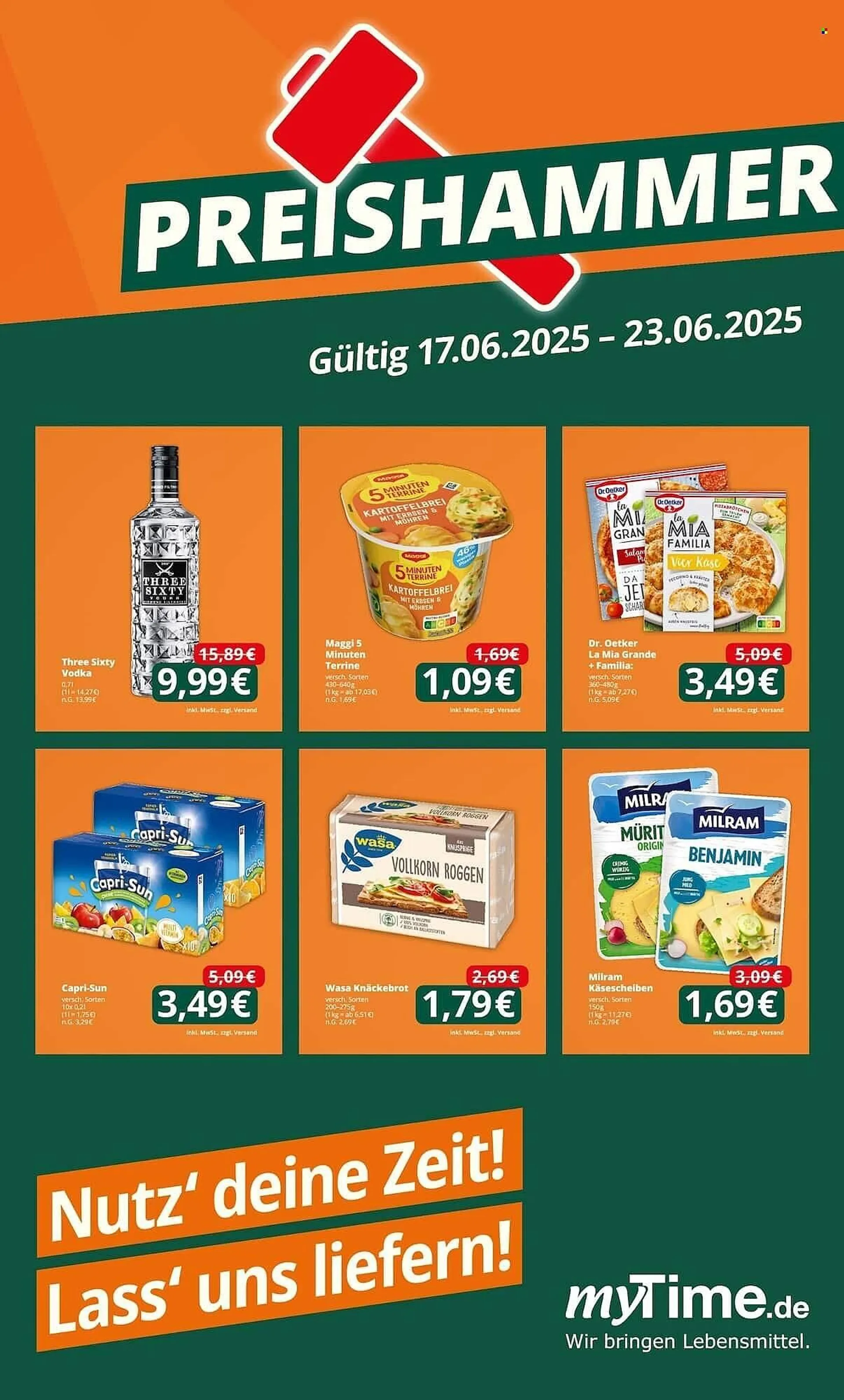 Famila Nord Ost Prospekt von 17. Juni bis 23. Juni 2025 - Prospekt seite 1
