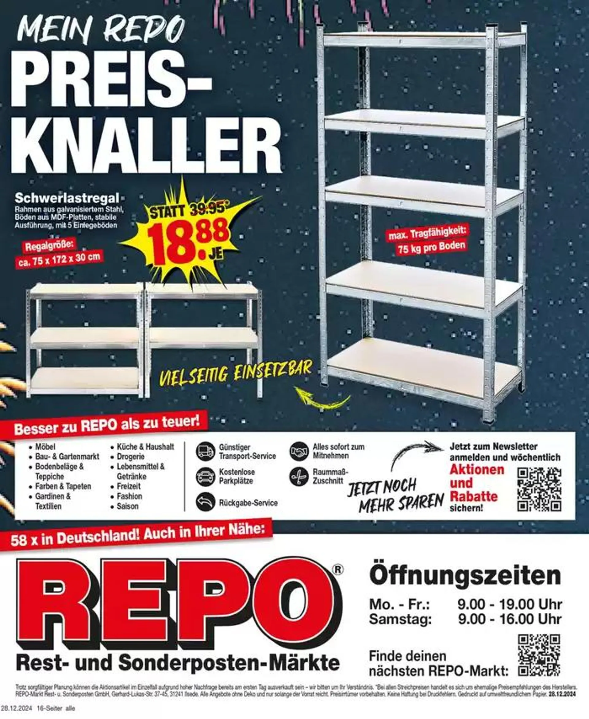 Tolles Angebot für Schnäppchenjäger von 29. Dezember bis 12. Januar 2025 - Prospekt seite 9