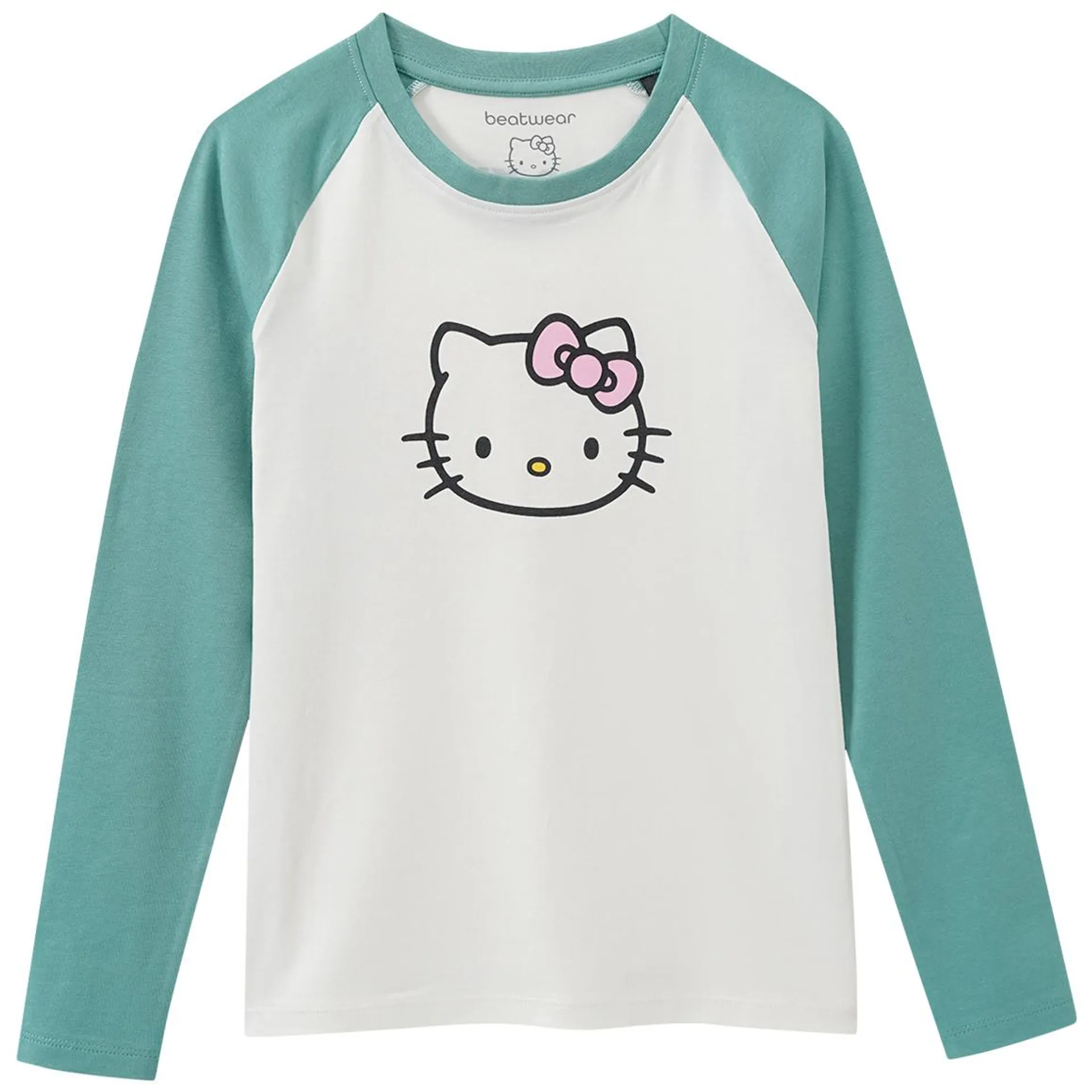 Hello Kitty Langarmshirt mit Raglanärmeln