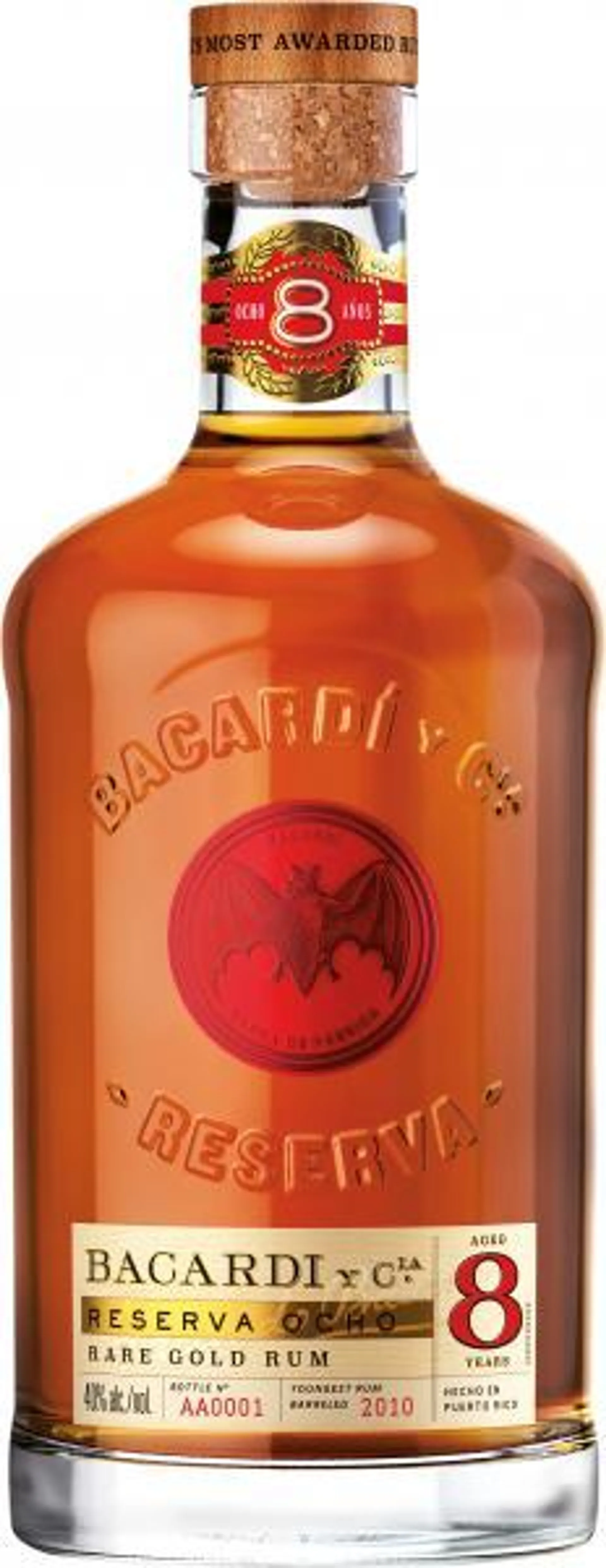 Bacardi Reserva Ocho Años 8Y Rum 700 ml