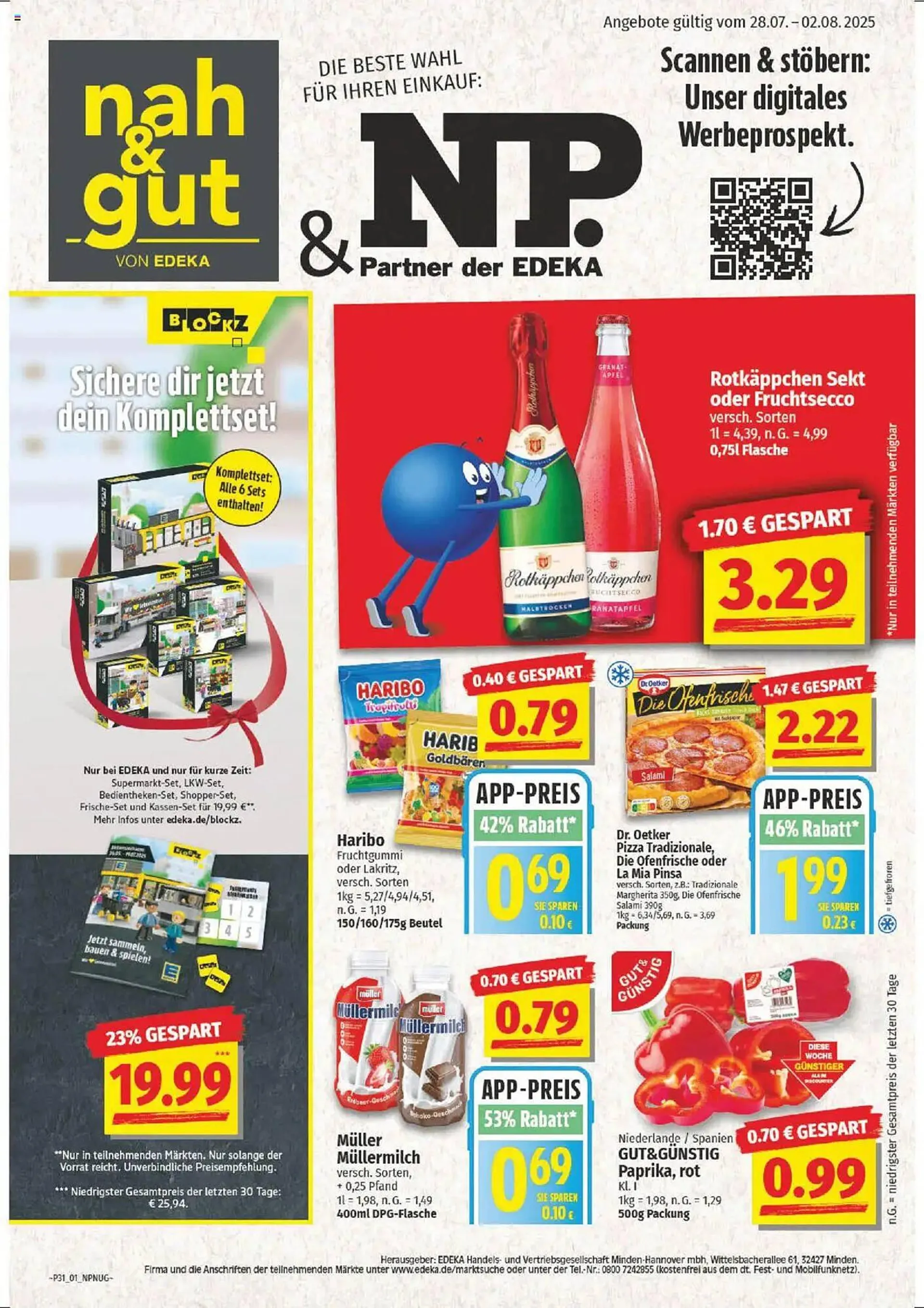 NP Discount Prospekt von 28. Juli bis 2. August 2025 - Prospekt seite 1