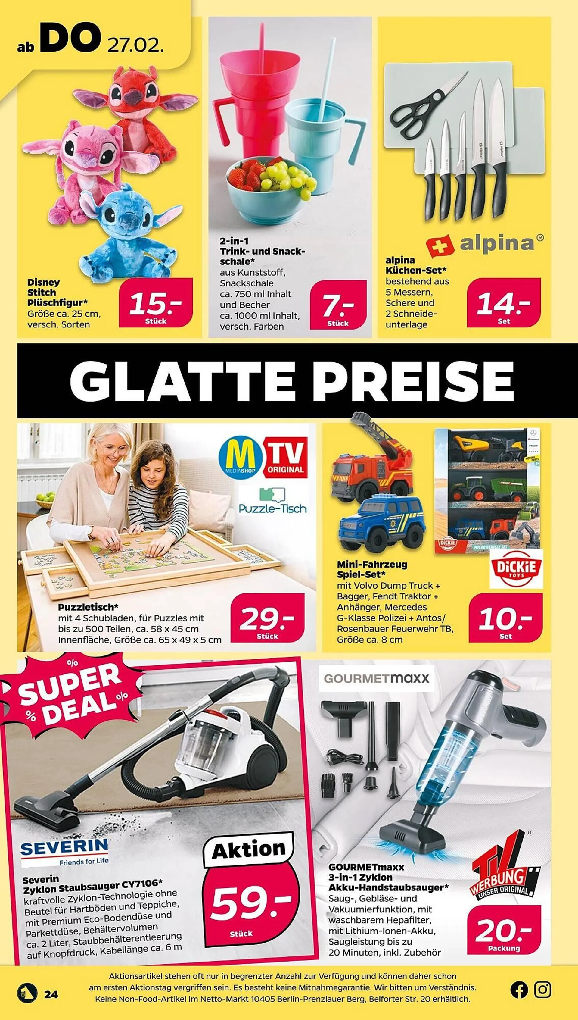 NETTO Prospekt von 24. Februar bis 1. März 2025 - Prospekt seite 24