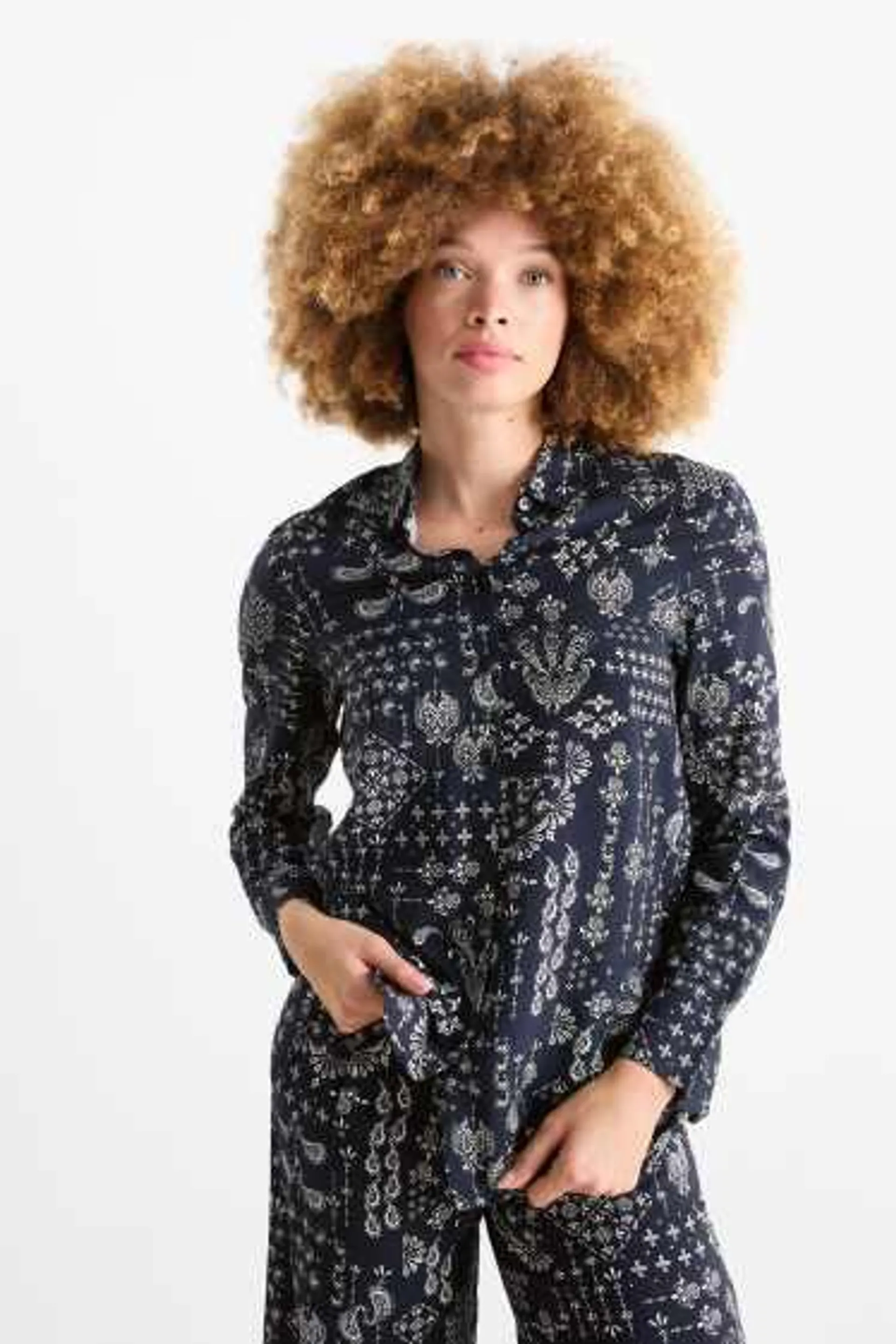 Blouse - patterned