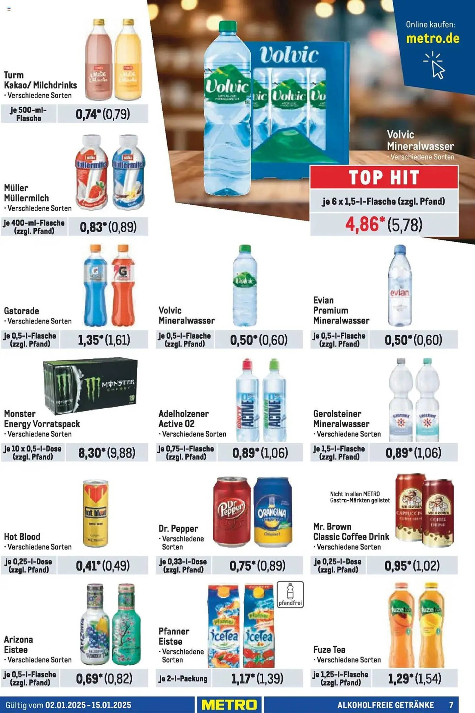 METRO Prospekt von 2. Januar bis 15. Januar 2025 - Prospekt seite 7